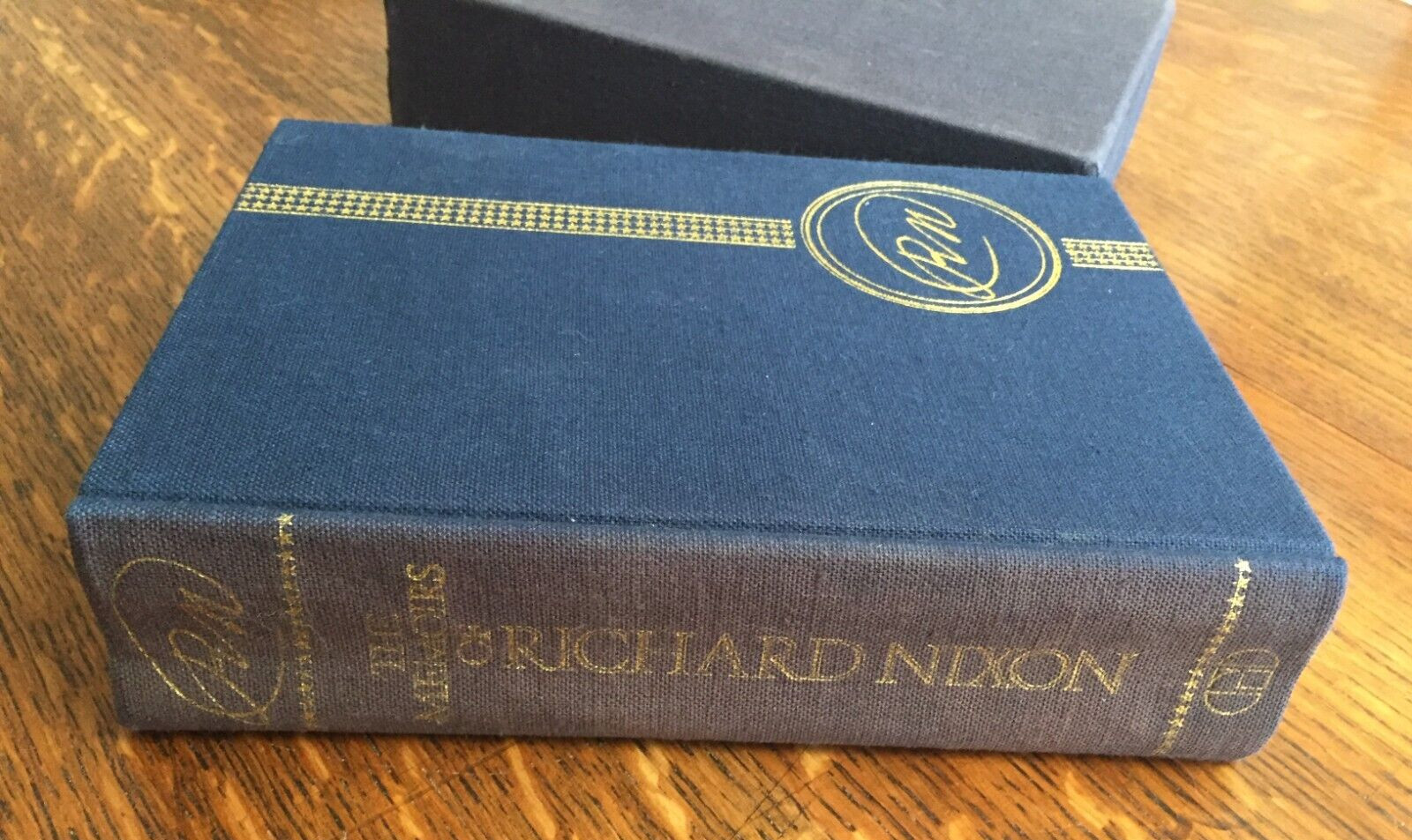 1978 Memoirs of Richard Nixon 1st Edition Signed by Author (Nixon) w/ Slip Case*