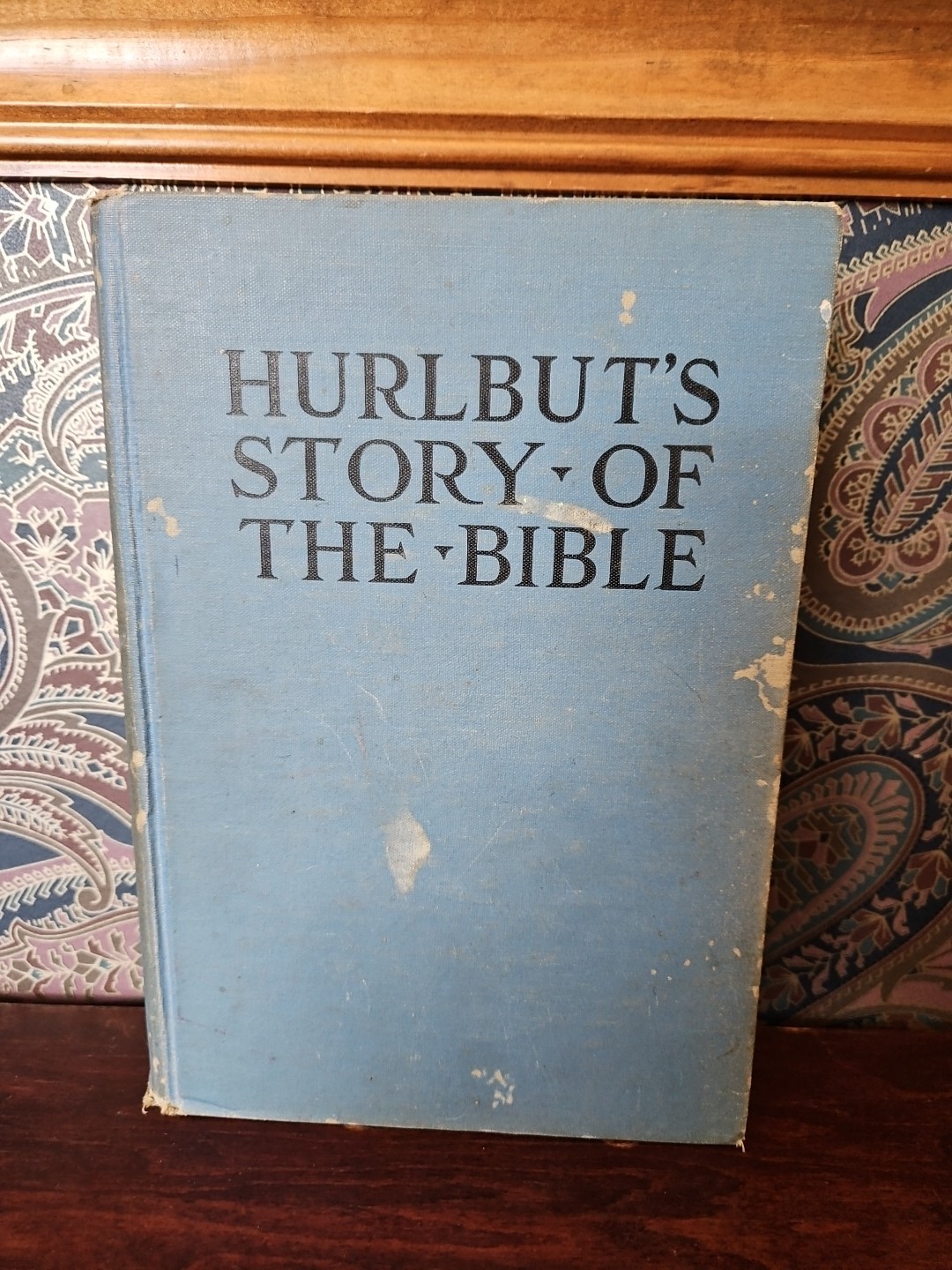 Vintage Hurlbut’s 1947 Story of the Bible w/Illustrated Color Pics Plates Map