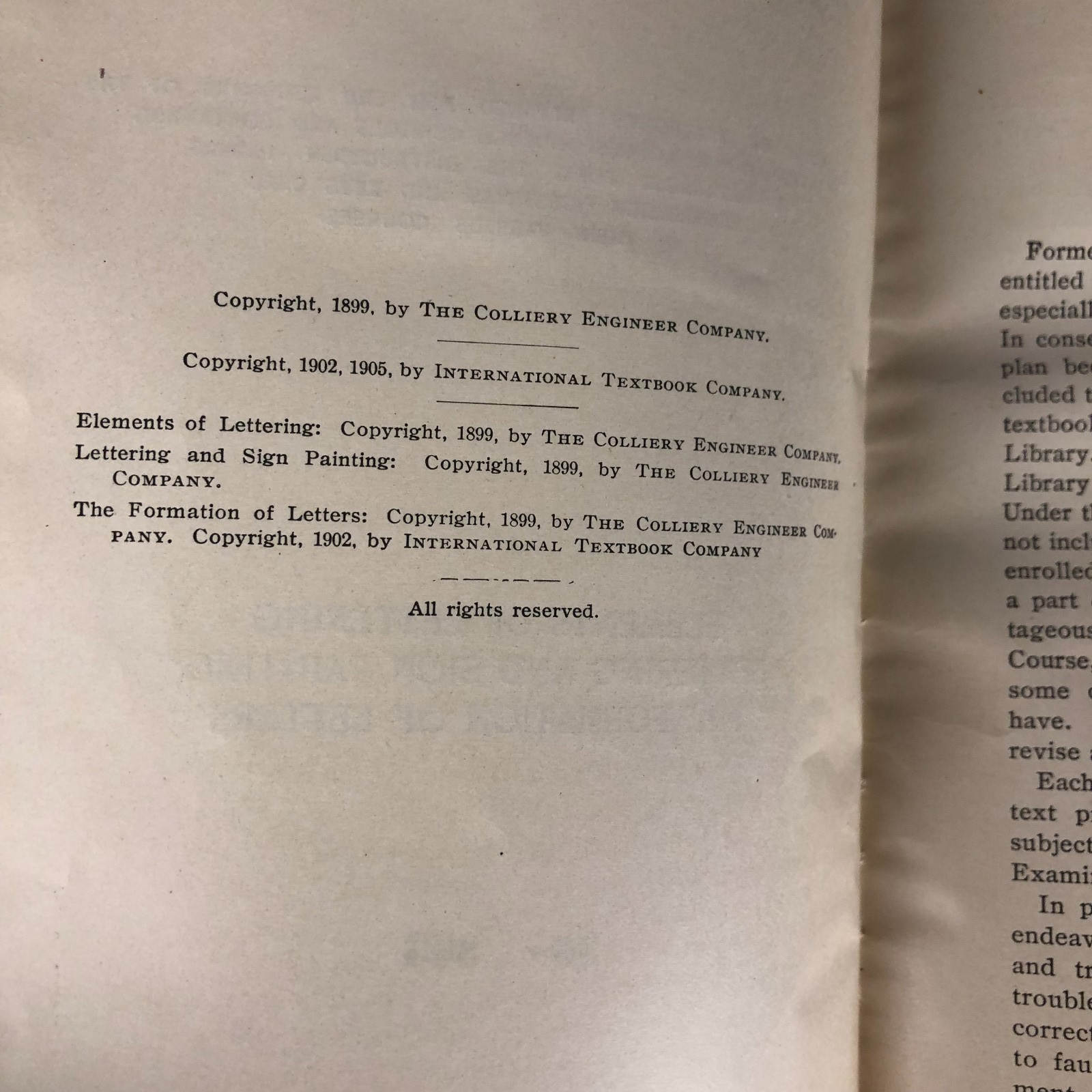 ICS Reference Library: Elements of Lettering Sign Painting Formation of Letters
