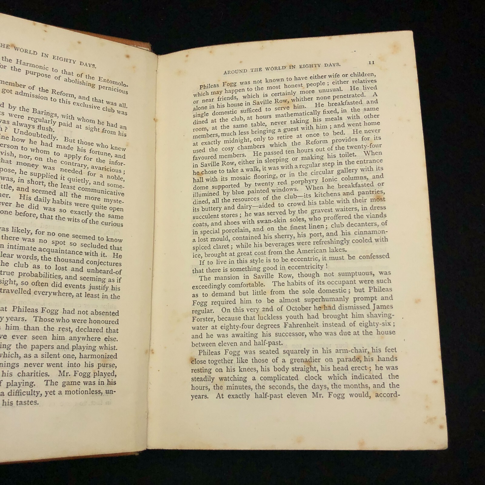 Around The World In Eighty Days ~ Jules Verne ~ 1876 UK Edition Sampson Low