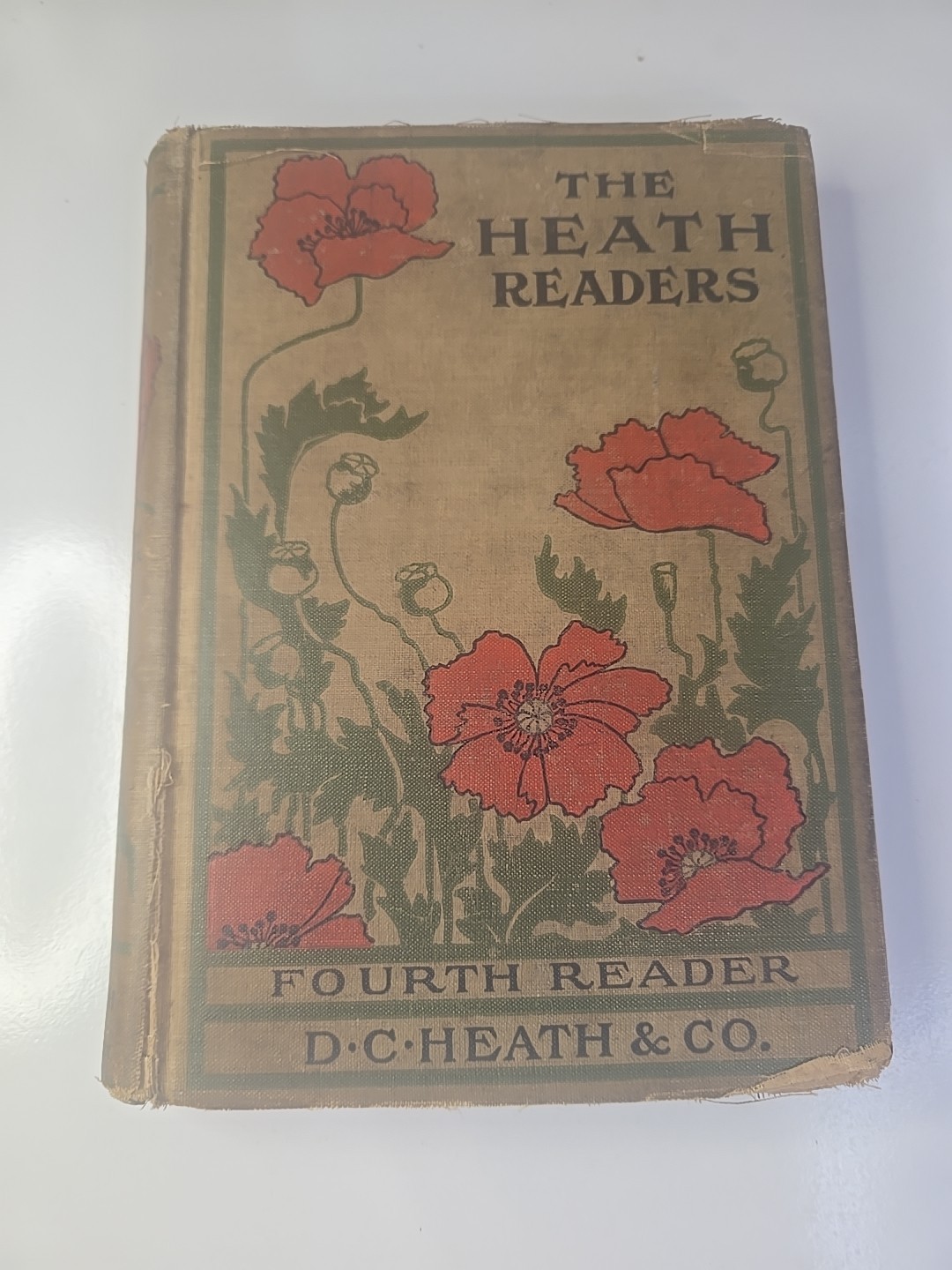 The Heath Readers Fourrh Reader 1903 D.C. Heath & Company HC Ex-library Vintage