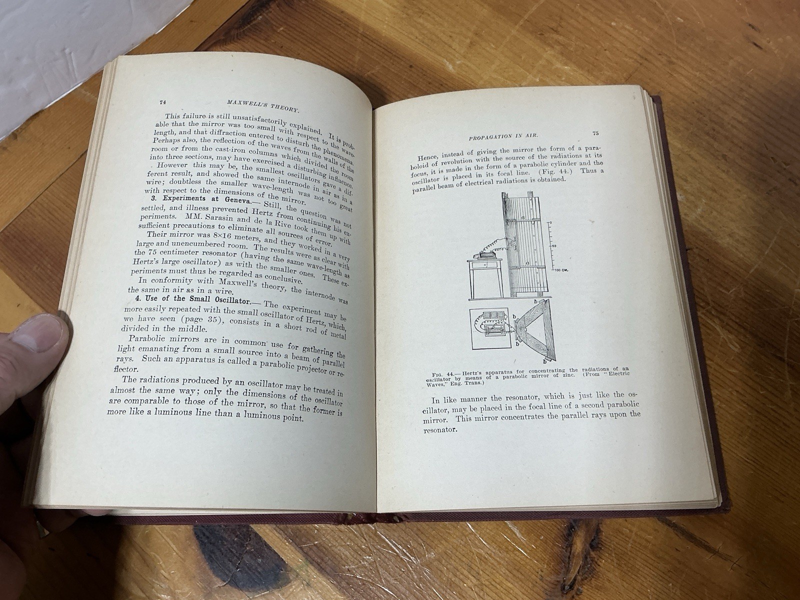 MAXWELL’S THEORY And WIRELESS TELEGRAPHY H. POINCARÉ Part 1 & 2 RARE 1ST EDITION