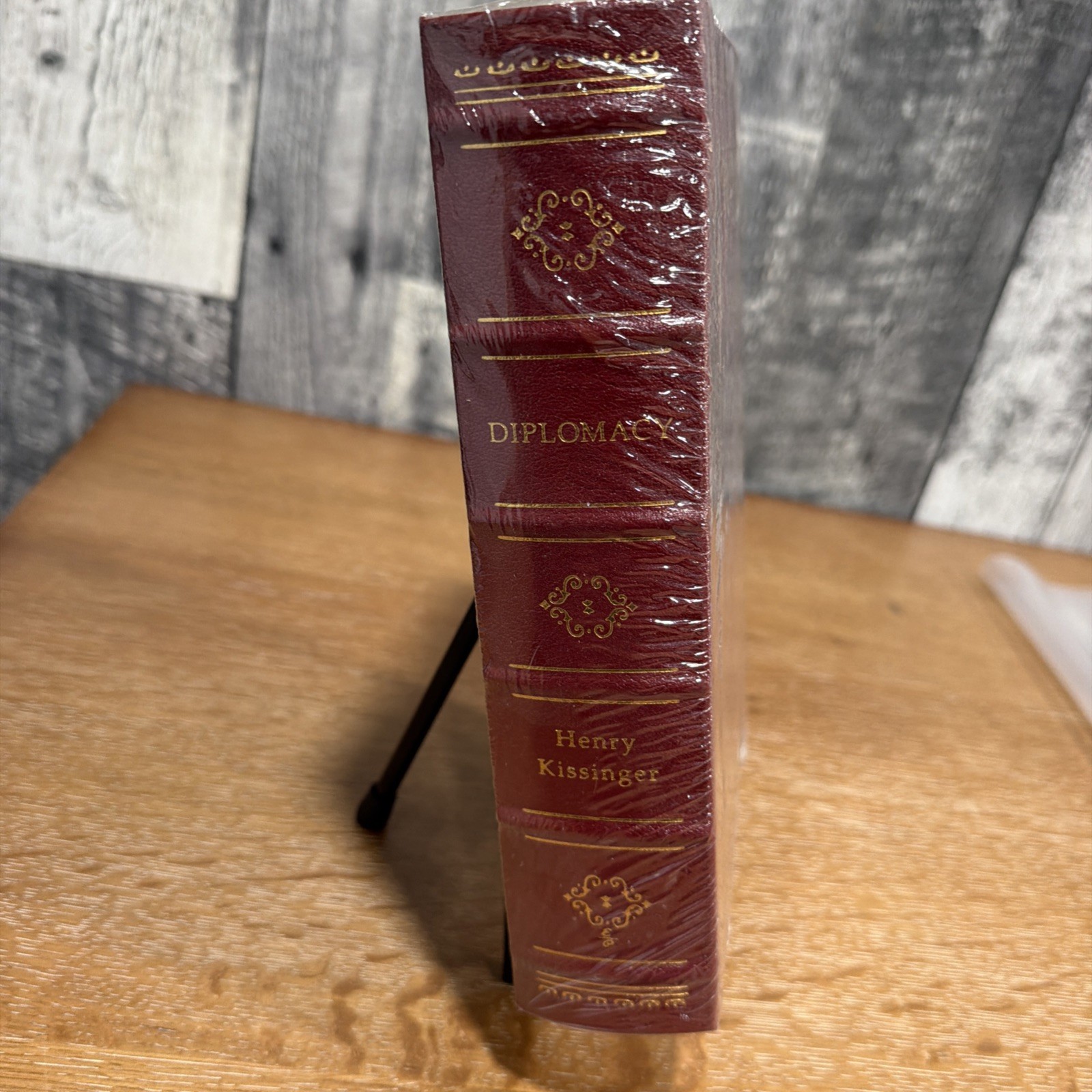 Henry Kissinger – Diplomacy SIGNED First Edition Easton Press Leather SEALED