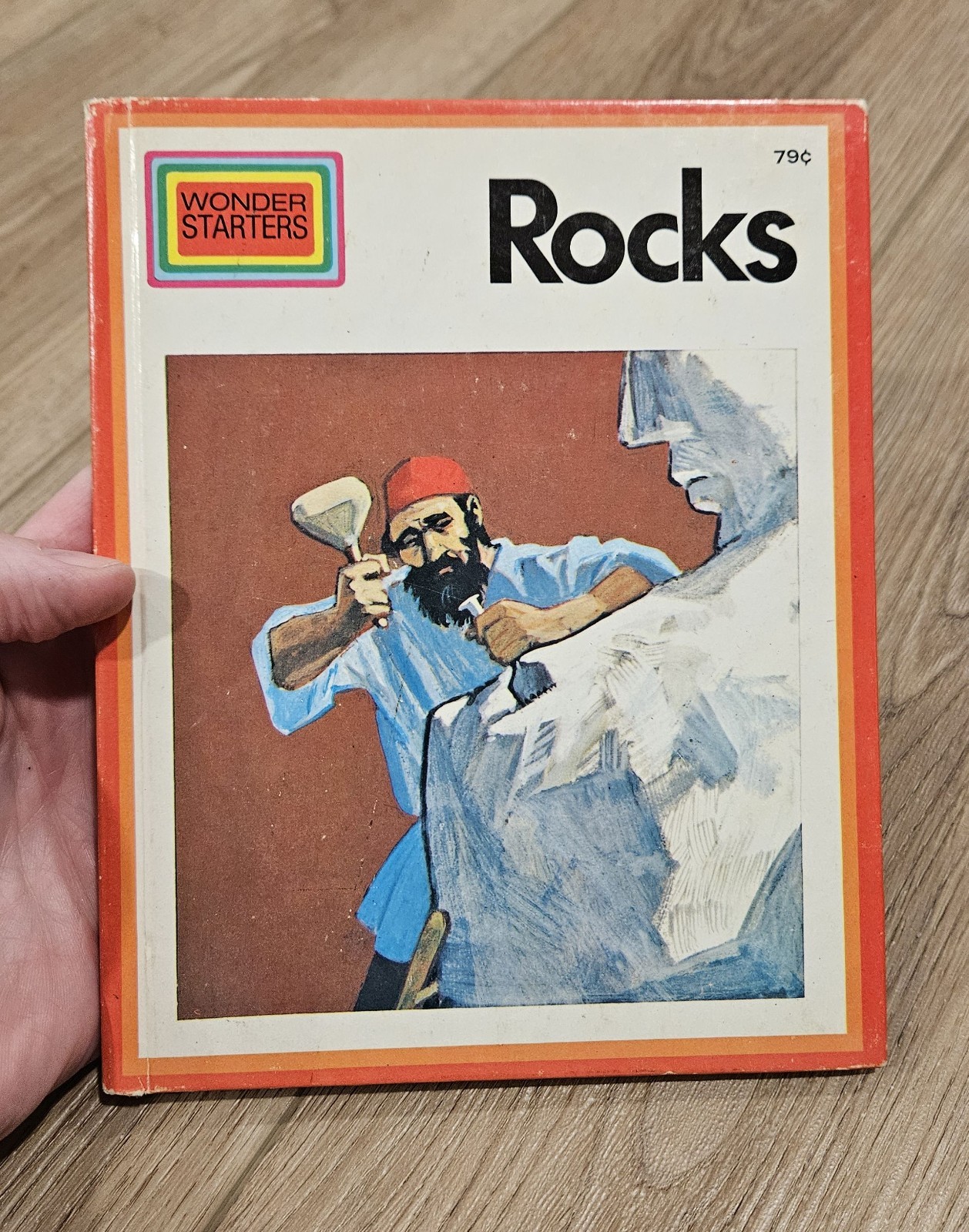 Wonder Starters Rocks by Diana Ferguson Illustrated Wonder Books 1977 HC Vintage