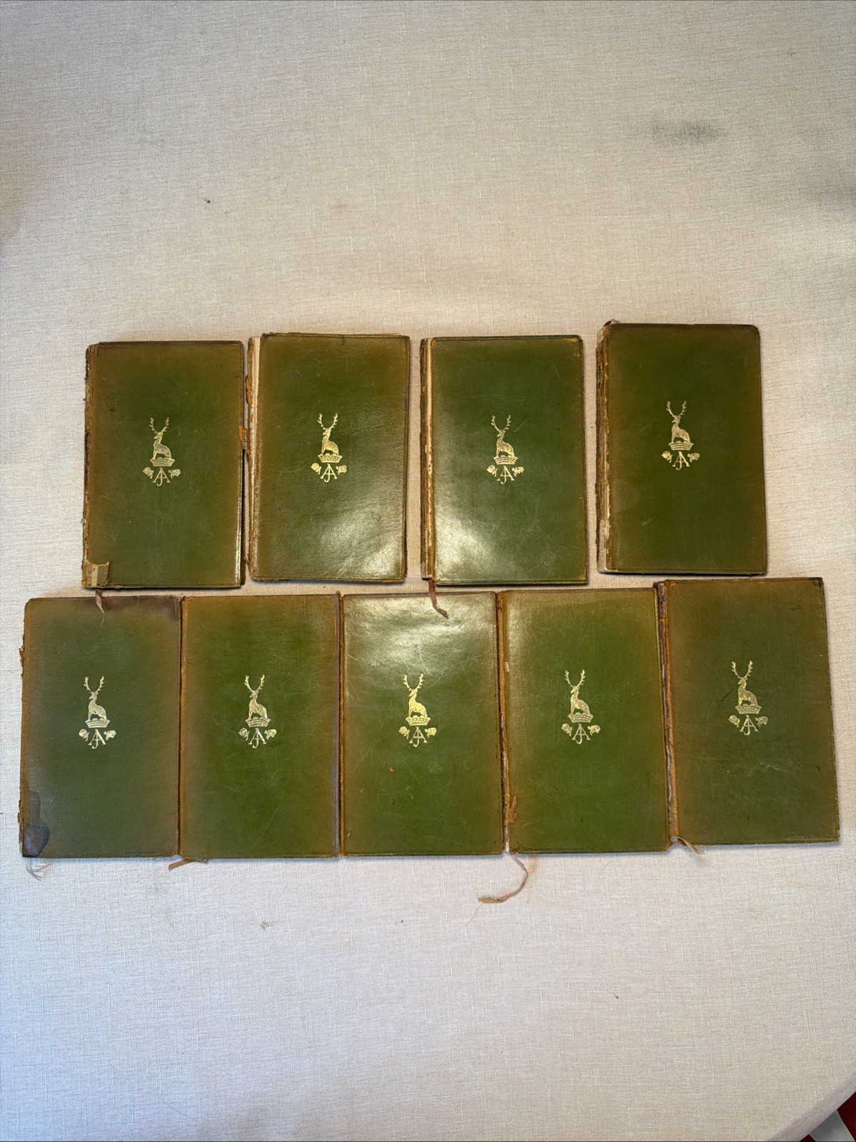 Jane Austen Set (No Persuasion)TEMPLE EDITION 1904 JM Dent Co Rough Cond 9 Books