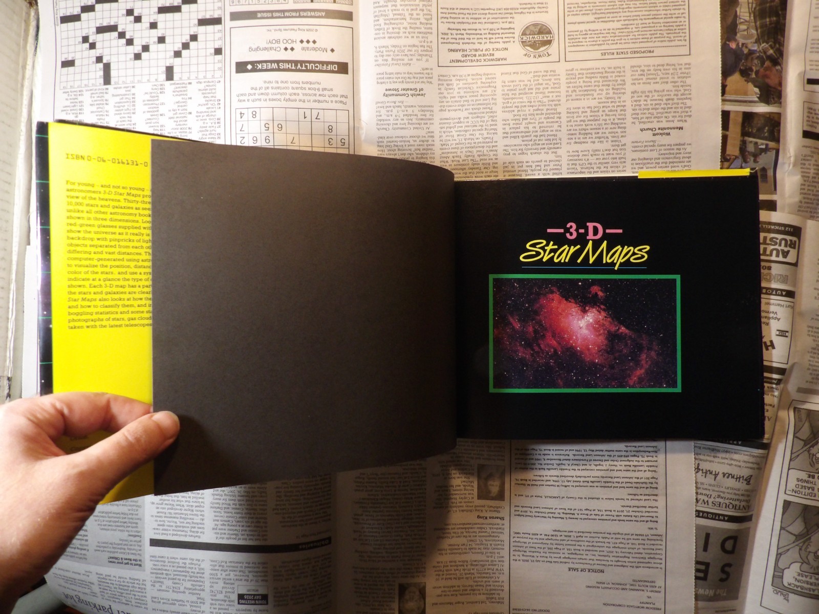 3-D Star Maps – Monkhouse – Cox – First Edition 1989 – NO GLASSES