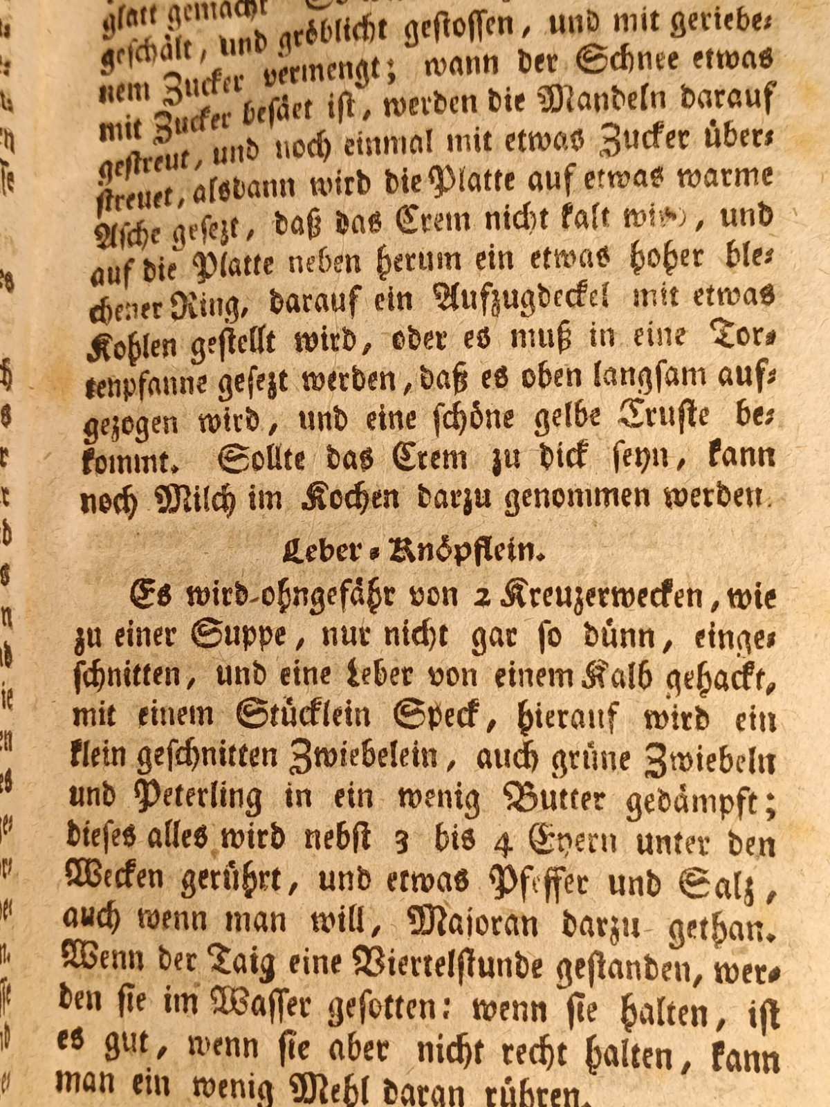 1798?? Göppinger Cookbook Cooking Baking Cake Soup Dishes Old Book Rare728