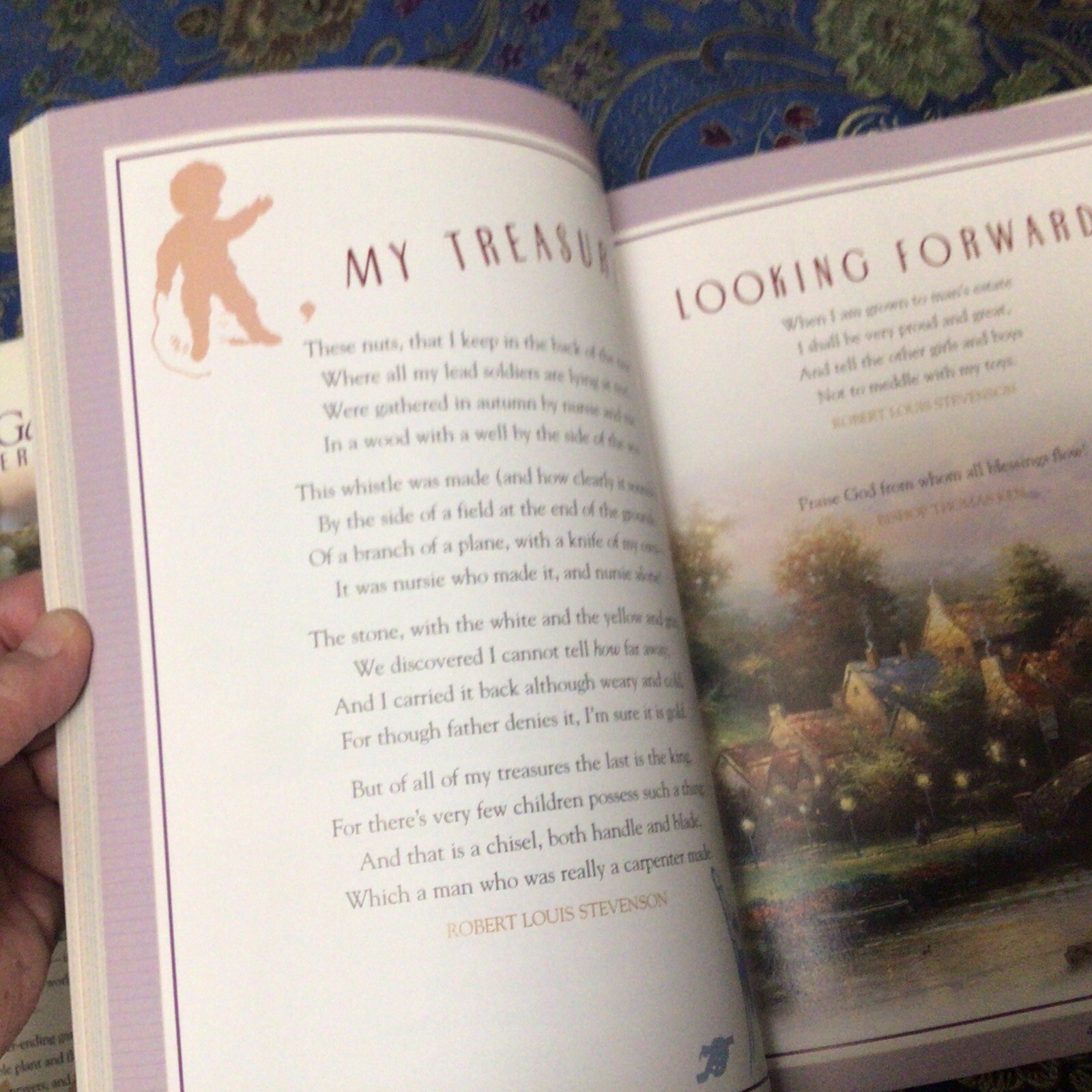 Thomas Kinkade A Child’s Garden Of Verses Featuring Robert Louis Stevenson 1999