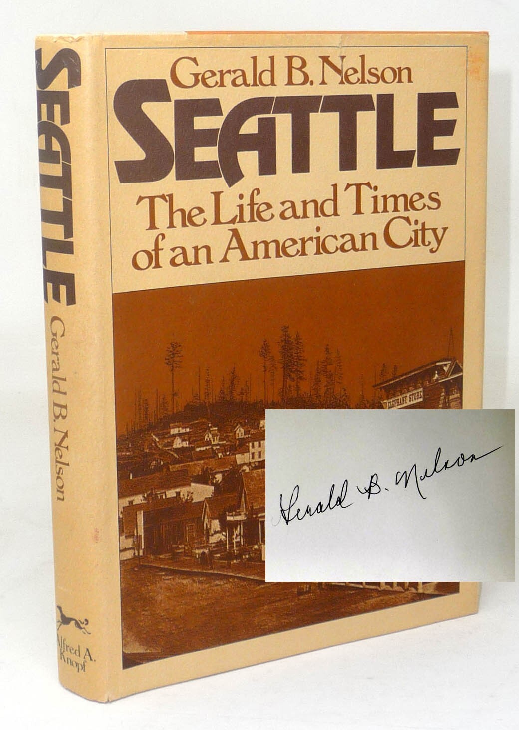 1977 Signed Seattle Washington History Gold Rush Founding Denny Party Aviation
