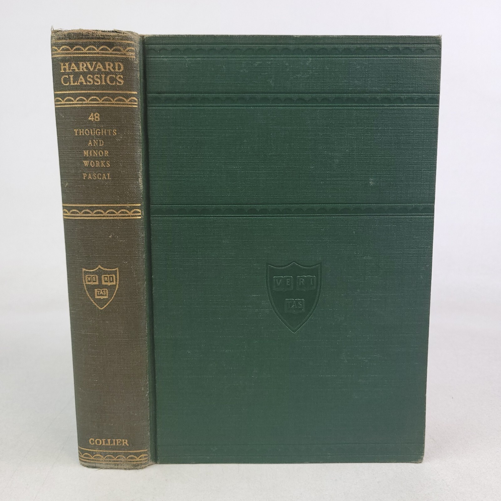 Harvard Classics #48 Pascal Minor Works; 1910 Edition P. F. Collier Five-Foot HC