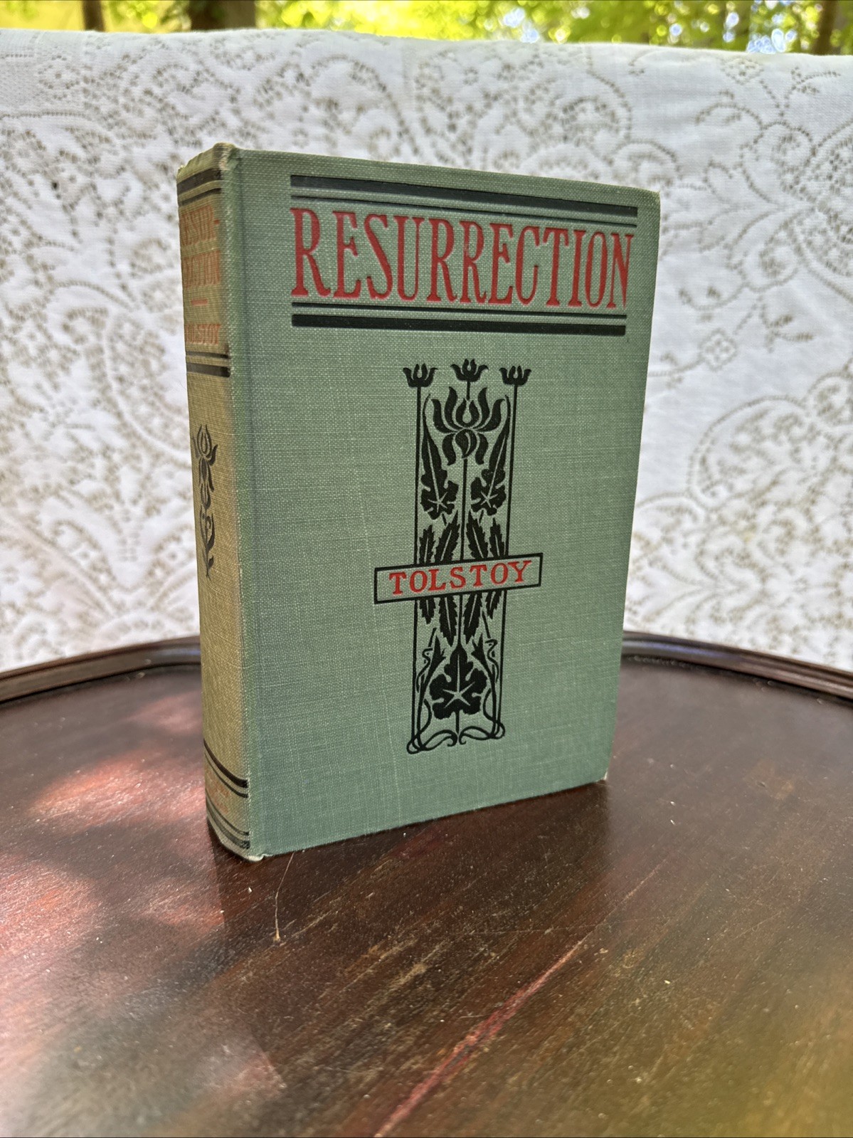 Tolstoy Resurrection 1899 First US Edition Hardcover Dodd Mead Fax Sig
