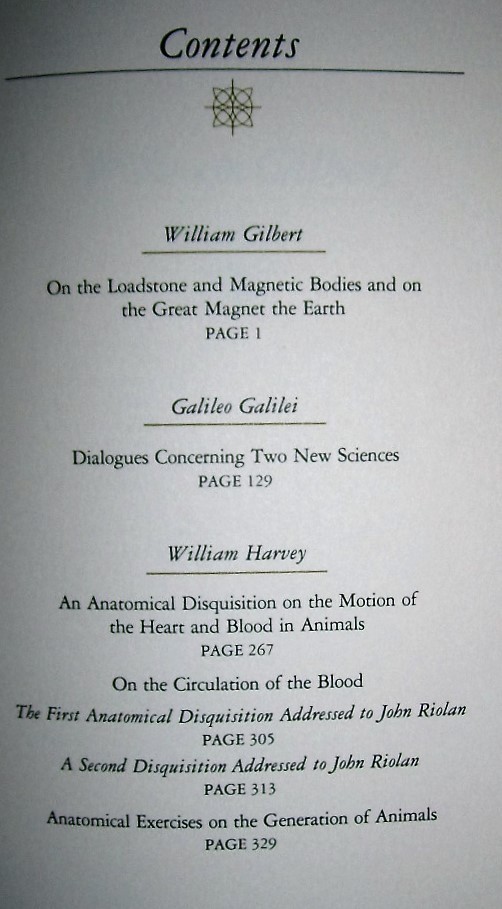 Franklin Library SELECTED WRITINGS OF WM GILBERT, GALILEO GALILEI & WM HARVEY