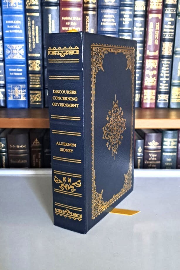DISCOURSES CONCERNING GOVERNMENT Algernon Sidney Gryphon Legal Classic Leather