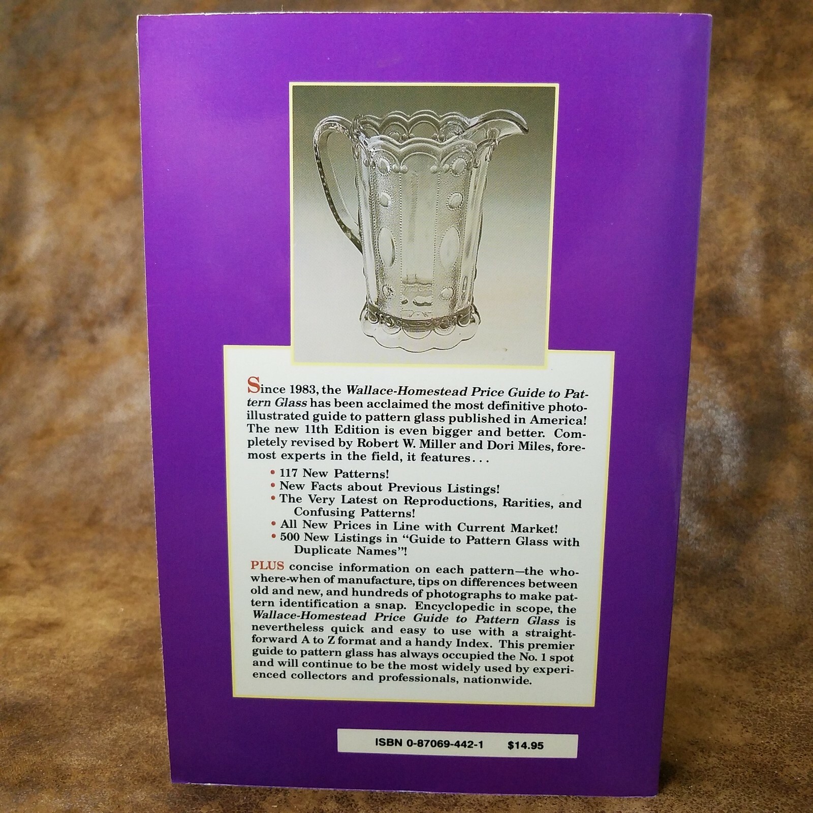 Wallace-Homestead Price Guide to Pattern Glass by Dori Miles Robert W. Miller