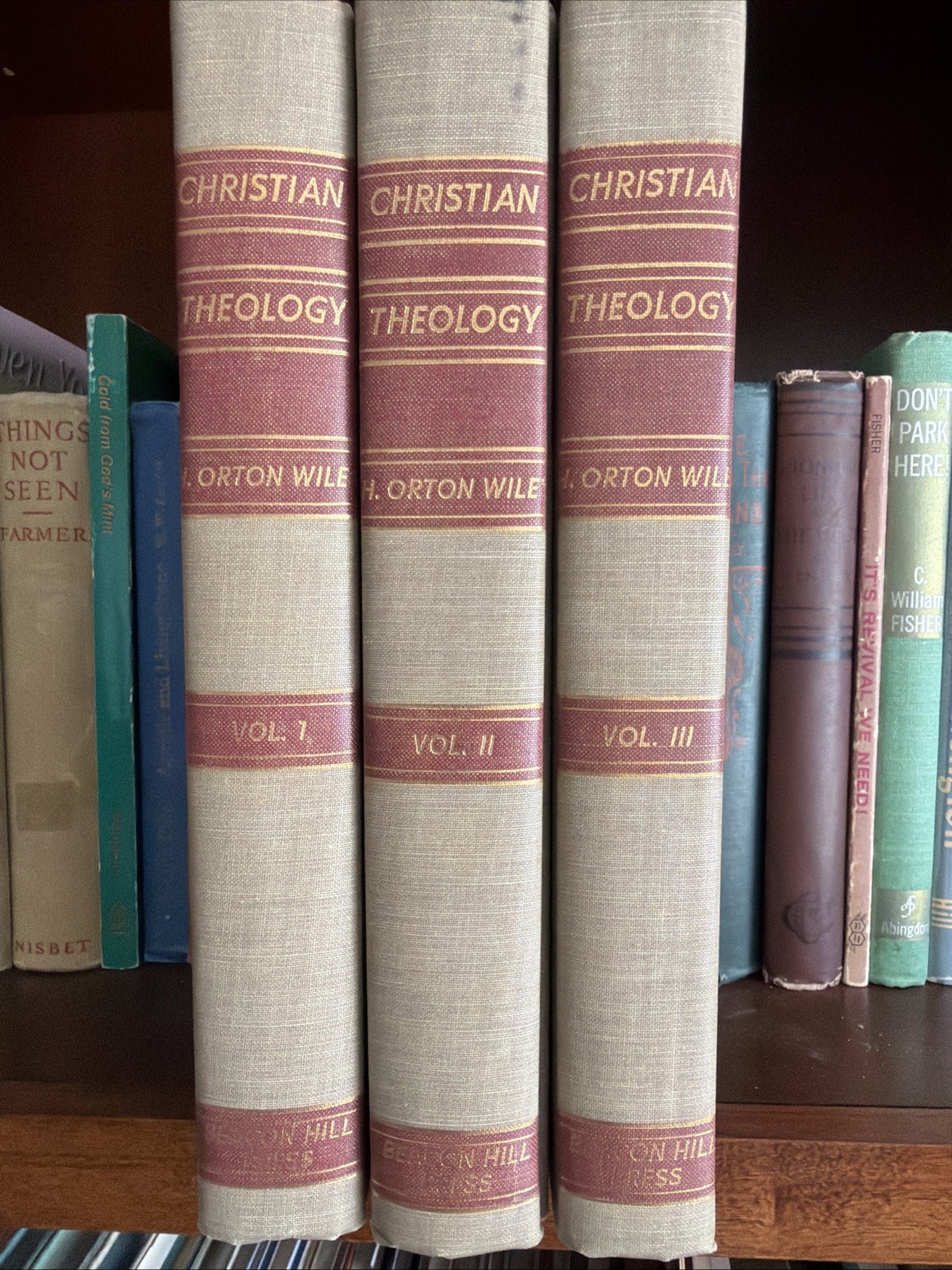 CHRISTIAN THEOLOGY 3 VOLS COMPLETE H. ORTON WILEY WESLEYAN ARMINIAN HOLINESS