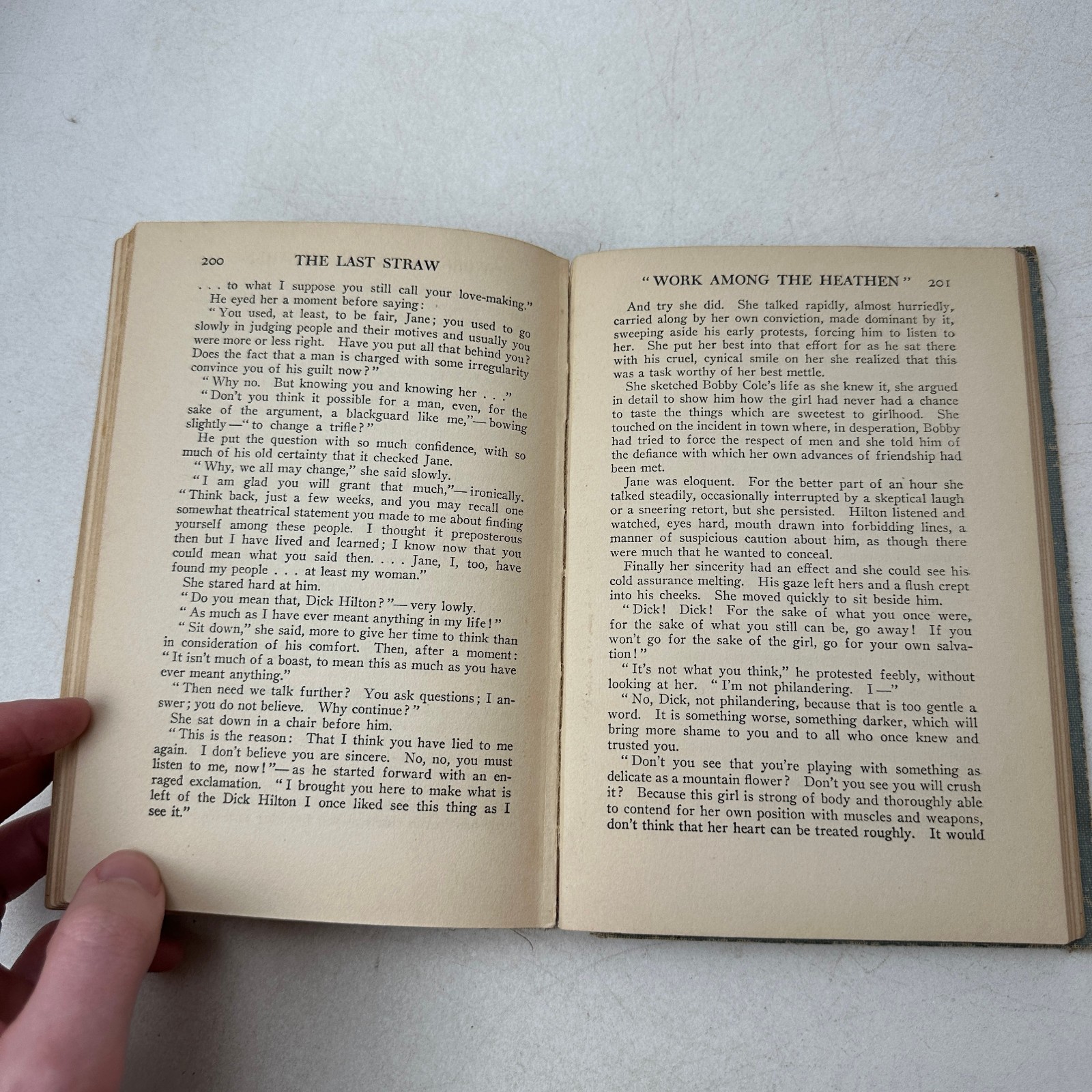 The Last Straw Harold Titus HC 1920 A. L. Burt Small Maynard Company