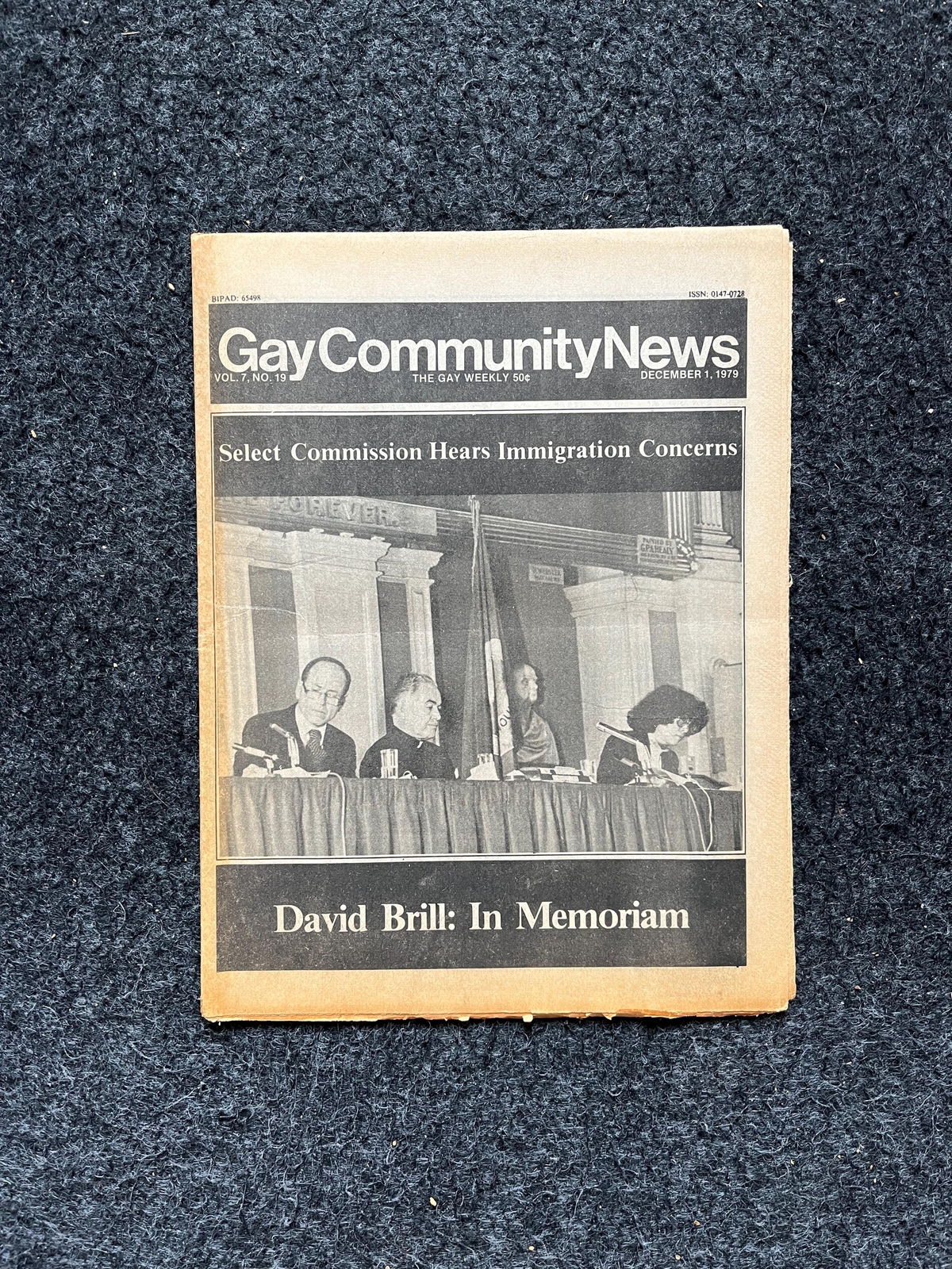 1980s LGBT Immigration Newspaper, LGBTQIA Memorabilia, Queer Gifts Artworks, Le