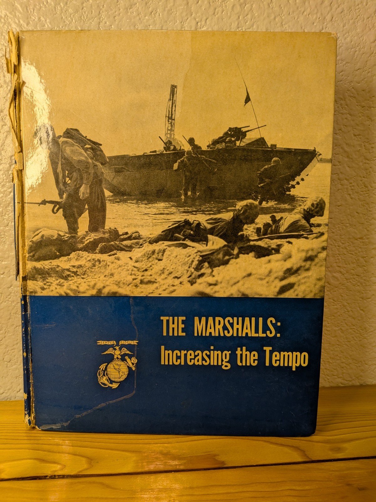 1954 The Marshalls Increasing the Tempo US Marine Corps WWII Fold Out Maps HC