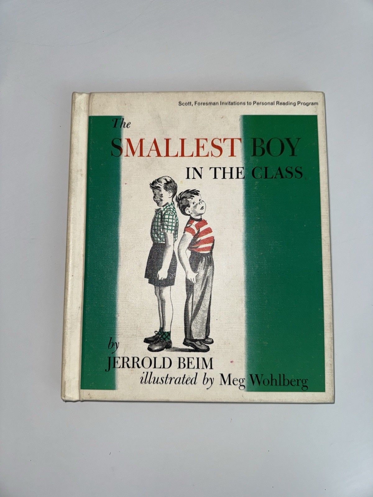 Vintage The Smallest Boy In The Class Jerrold Beim Hardcover School Reader 1949
