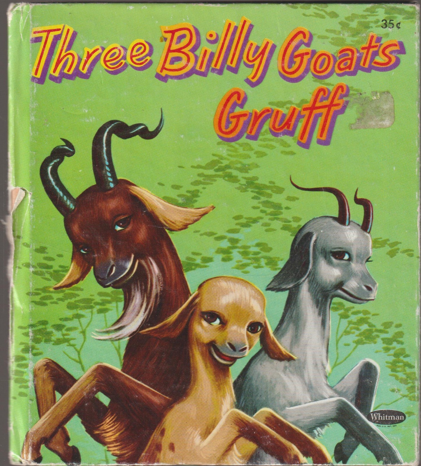 Three Billy Goats Gruff Whitman Tell a Tale Book Pictures by Lee j Ames