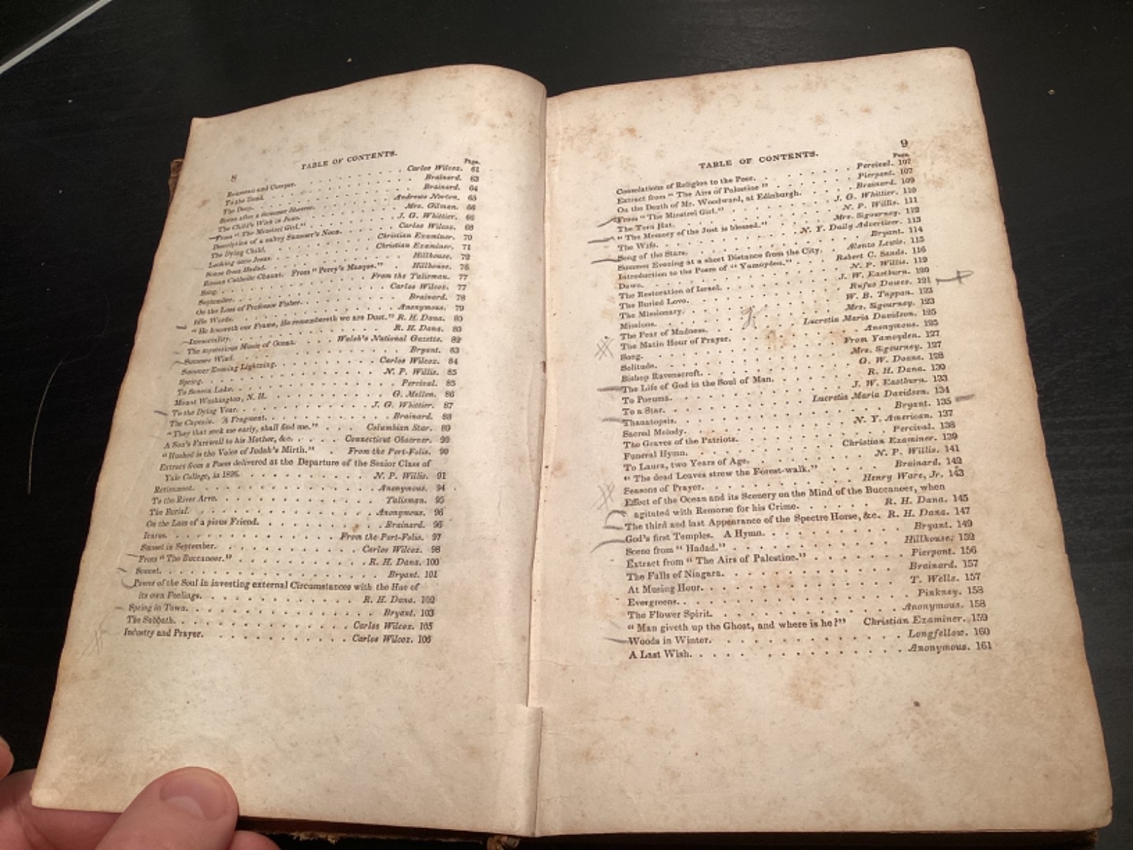 1831 The American Common-Platce Book Of Poetry – Includes William Lloyd Garrison