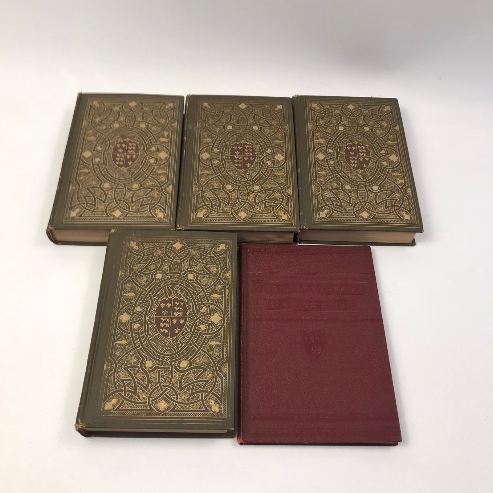 Harvard Classics Rainbow Dr Eliots Five Foot Shelf 50 Volumes Plus Reading Guide