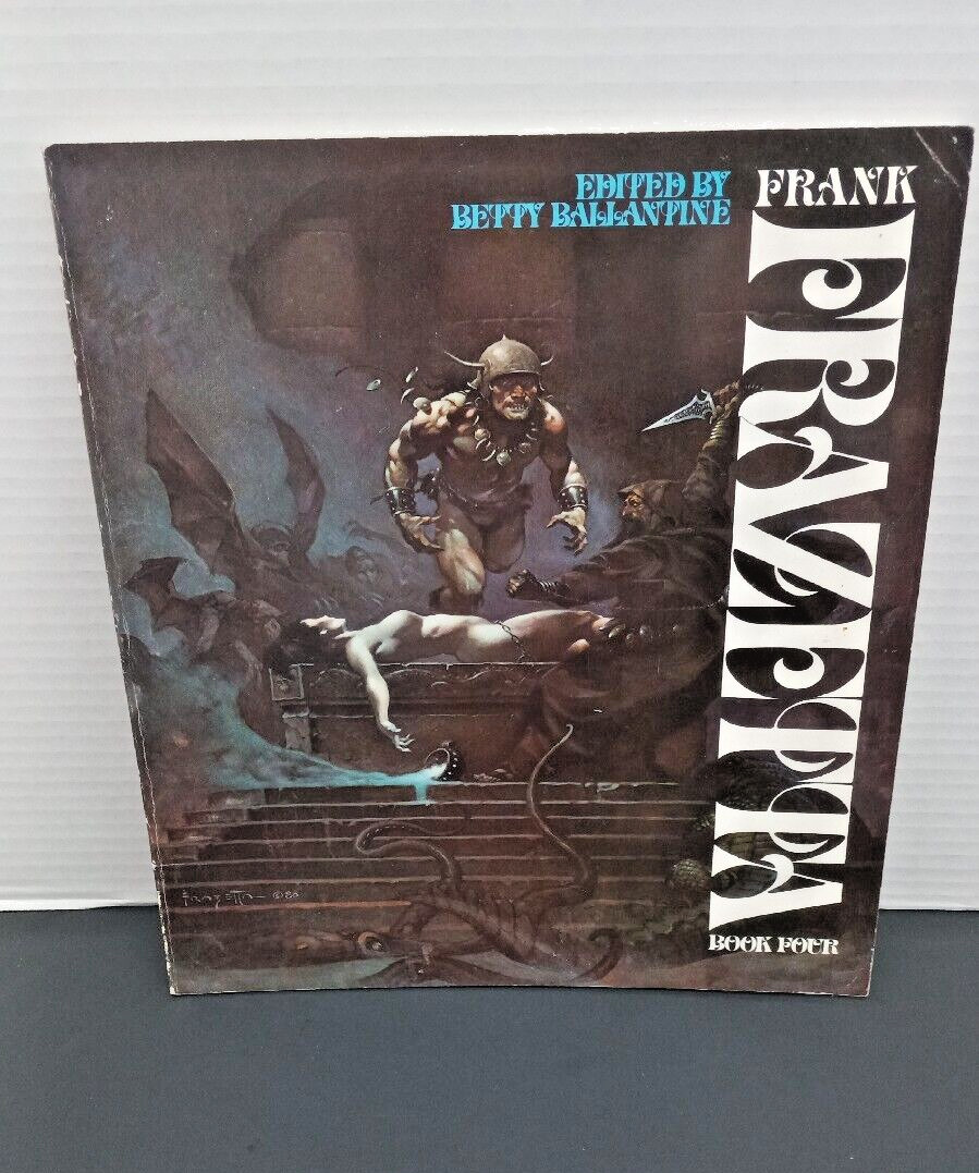 FRANK FRAZETTA BOOK FOUR PAPERBACK PEACOCK PRESS/BANTAM BOOK