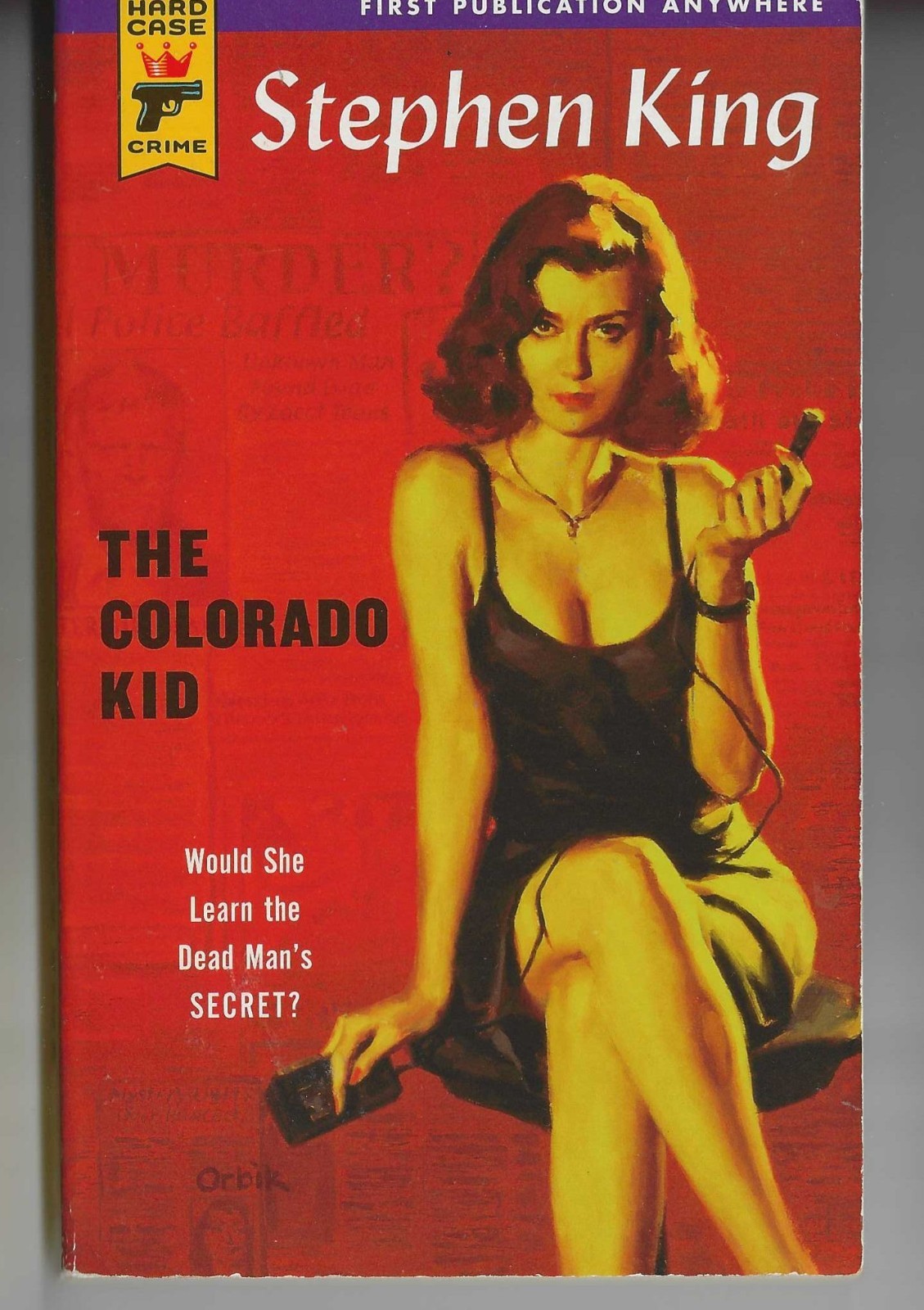 The Colorado Kid. A Mystery Novel – Stephen King Hard Case Crime #013 PB 1st