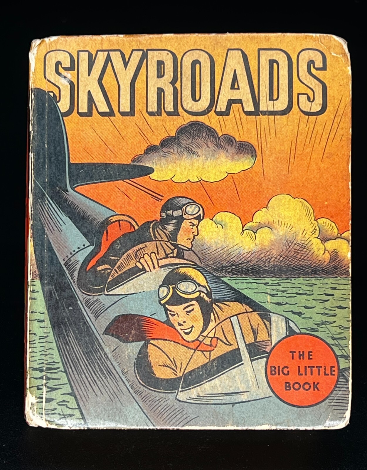 Vintage Big Little Book Skyroads with Hurricane Hawk/1936/#1127/Whitman