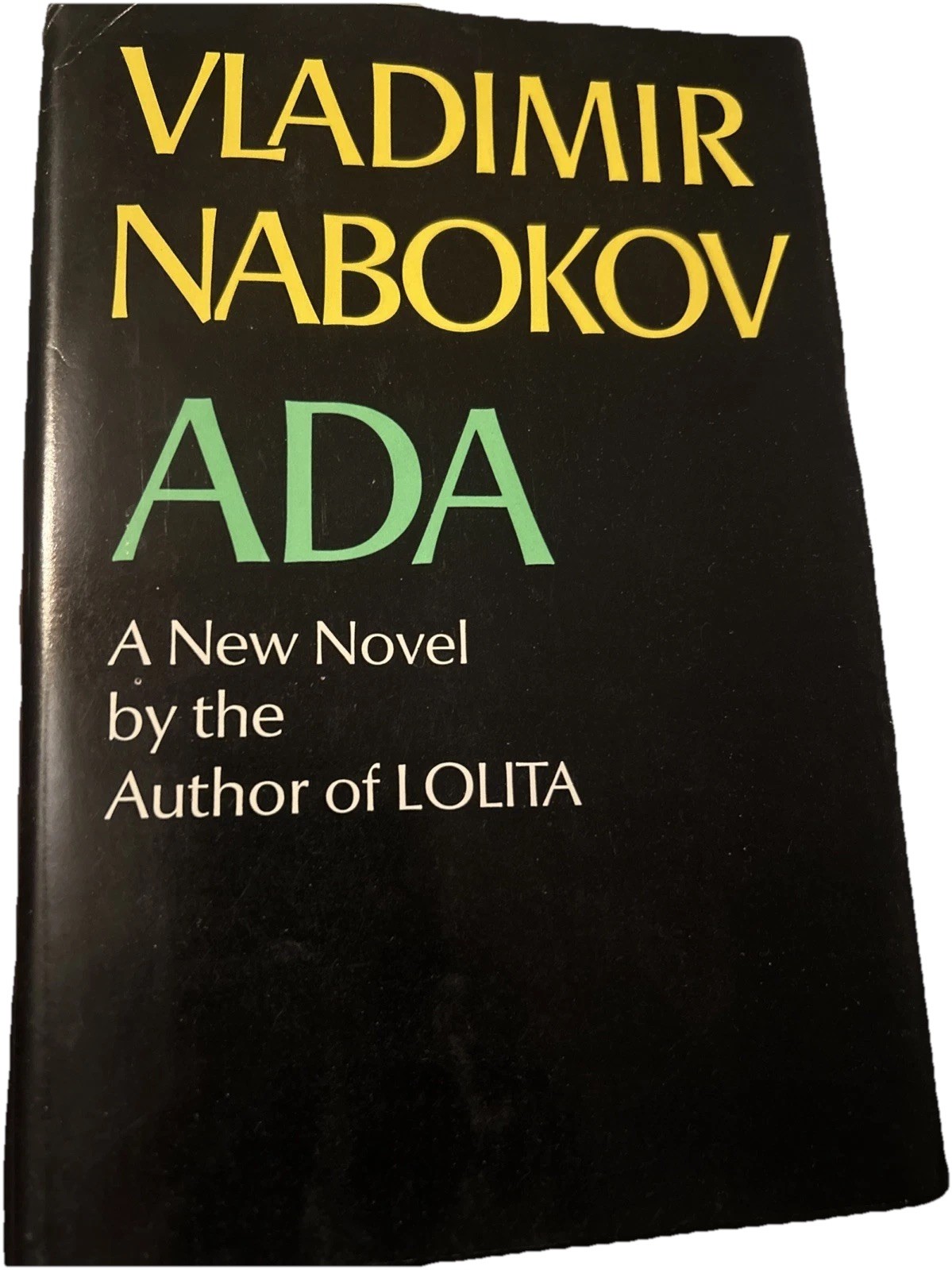 ADA By Vladimir Nabokov 1969 HCDJ Good Condition