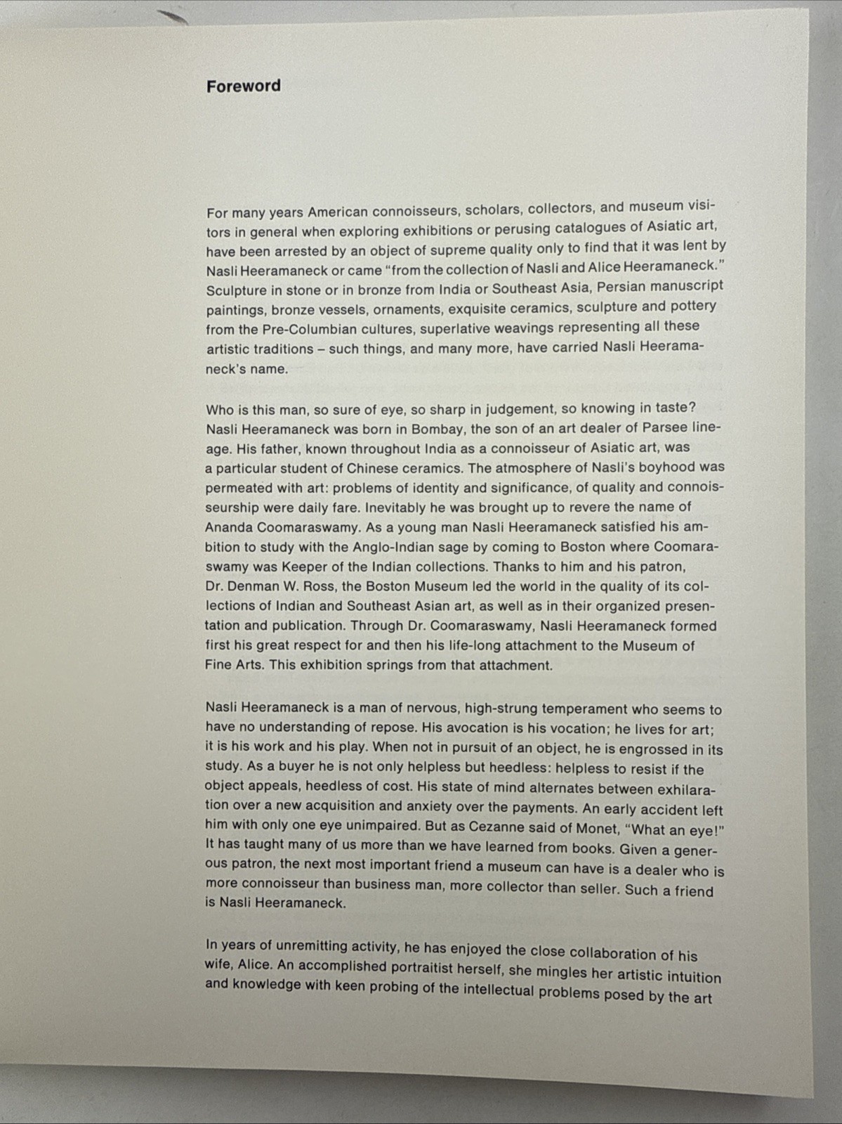 The Arts of India and Nepal: The Nasli and Alice Heeramaneck Coll. / MFA Boston