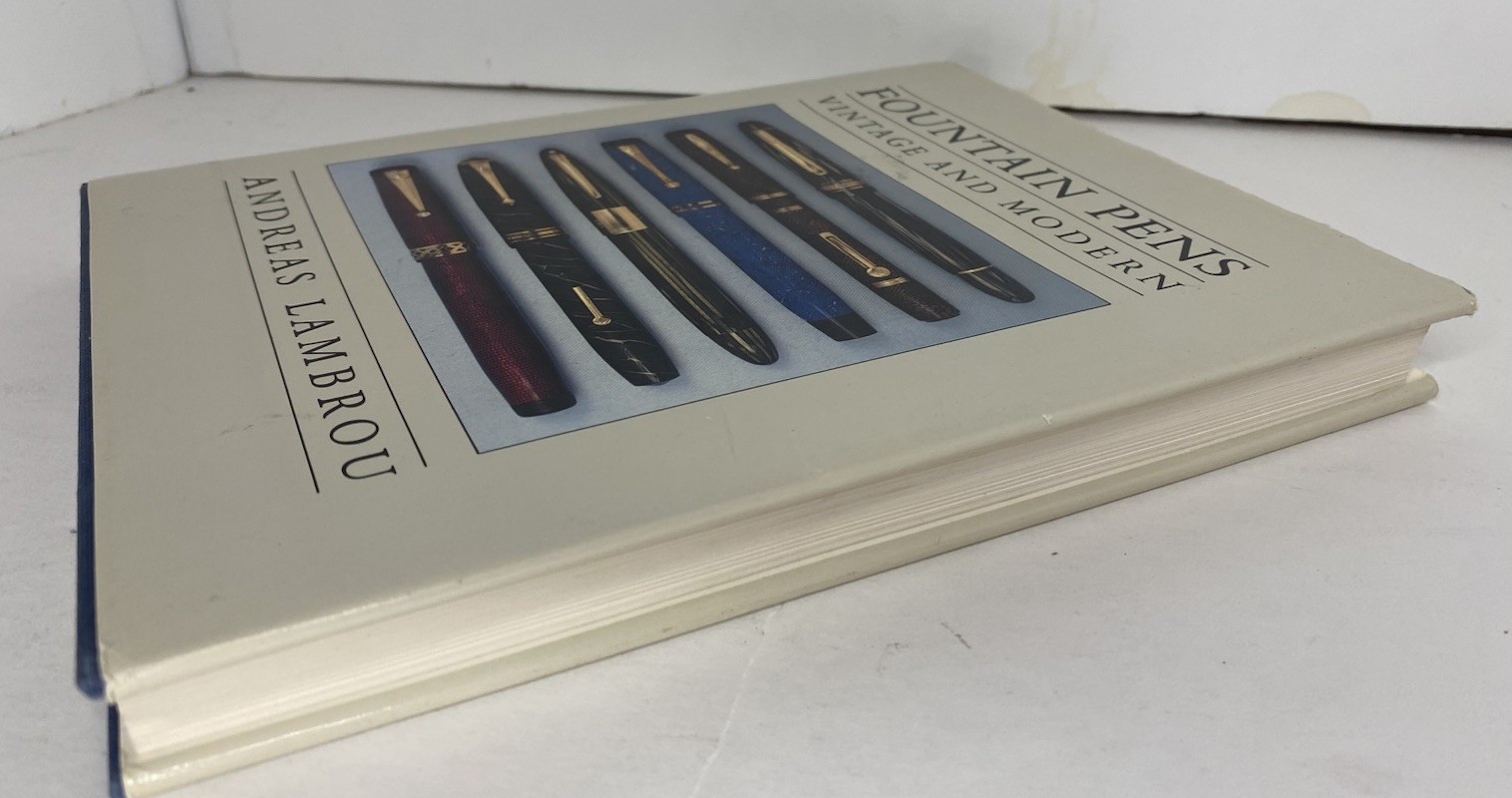 Fountain Pens: Vintage and Modern Andreas Lambrou Hardcover, 1989 Pen Collector