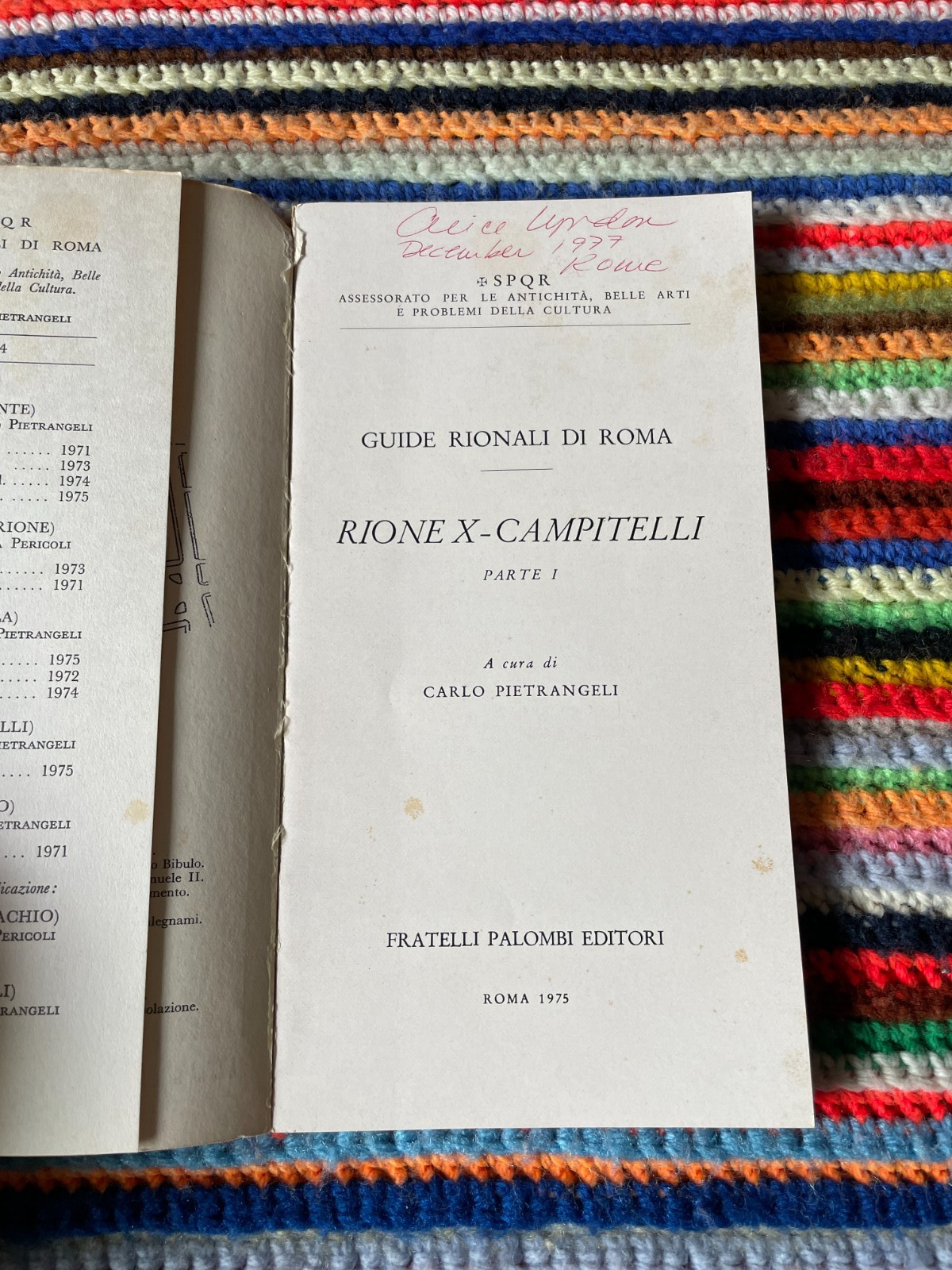 Vintage Italy Travel Guide Lot of 4 Rome Venice Maps 1968 1975 Rand McNally