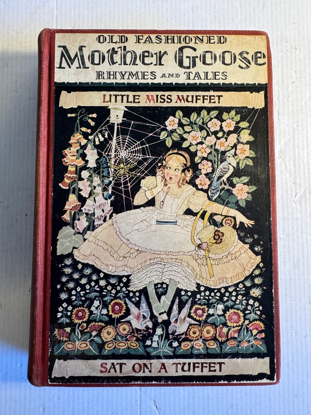 Old Fashioned Mother Goose Rhymes and Tales Hardcover Albert Whitman Vintage