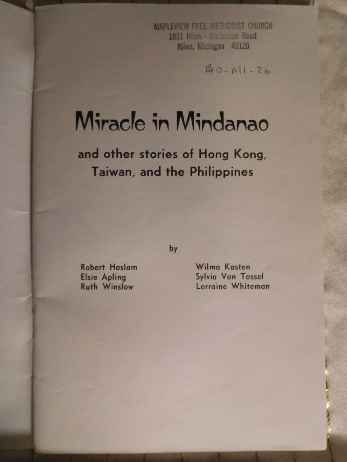 Rare ~ Miracle in Mindanao Philippines ~ 1974 Religious Book Booklet 40 pages