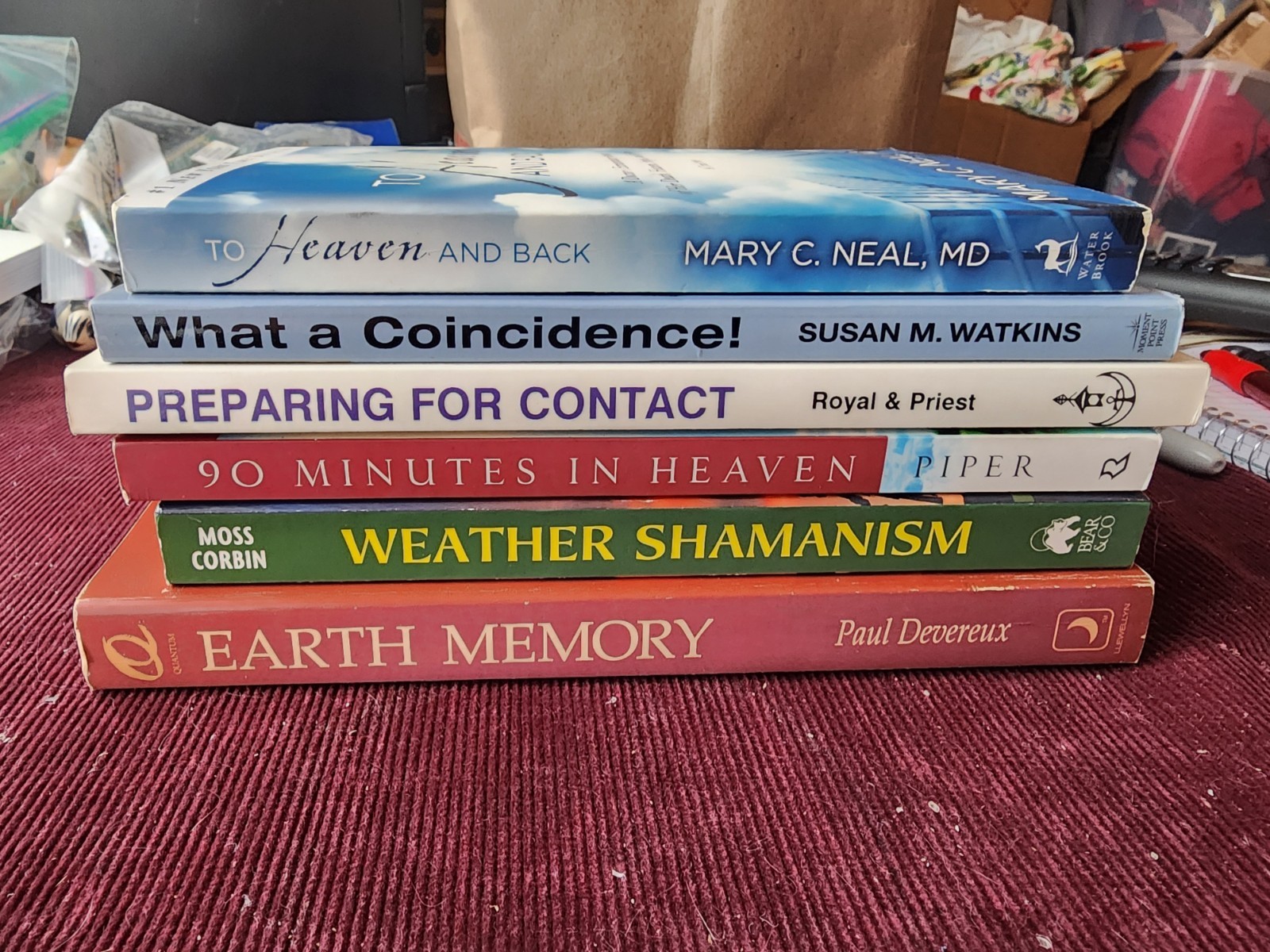 Lot Of 6 Metaphysical books Shamanism, New Age, Spirituality, Mystic