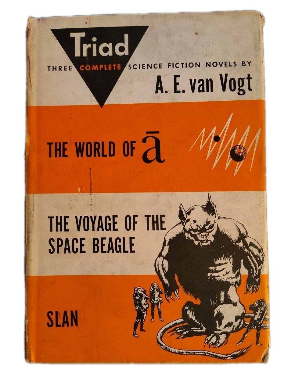 Triad Three Complete Science Fiction Novels by A.E. Van Vogt BCE 1959 Free Ship*