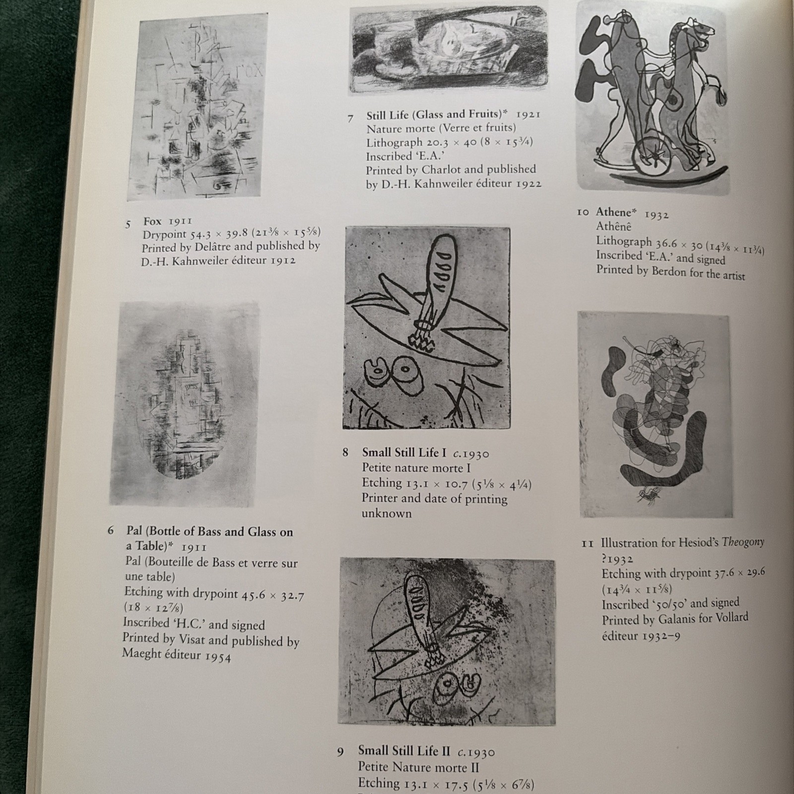 Georges Braque – Printmaker Tate Gallery Book 1993 Great Art Lovely Condition PB