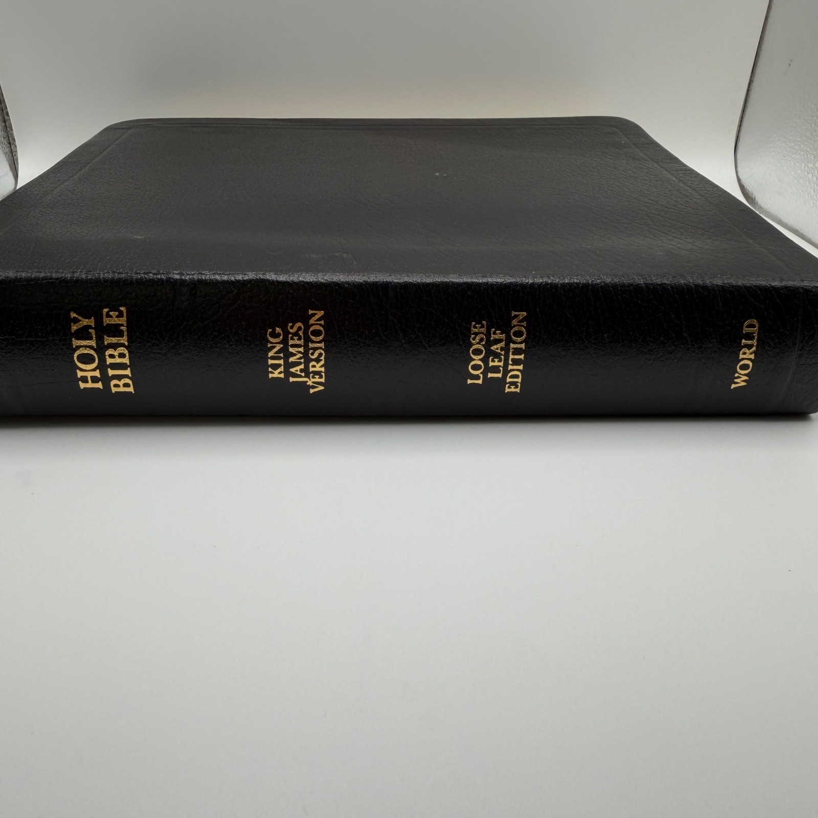 KJV Loose-Leaf Reference Bible Bonded Leather **READ SEE**