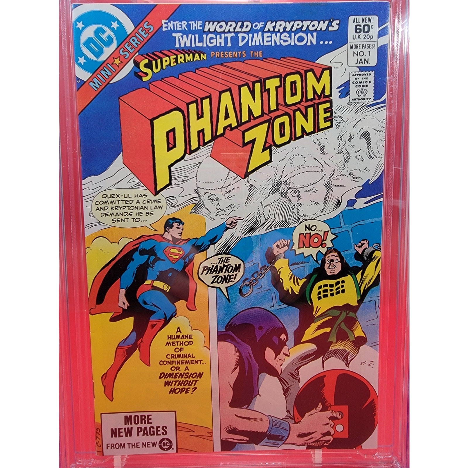 Superman Presents the Phantom Zone 1 DC Comics 1982 CGC 9.6