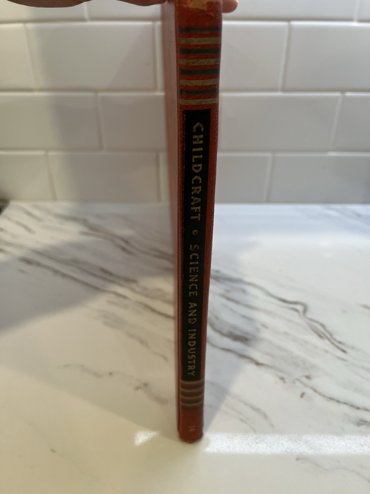 1939 Childcraft Volume 14: Science and Industry; Large Illustrated HC, Vintage