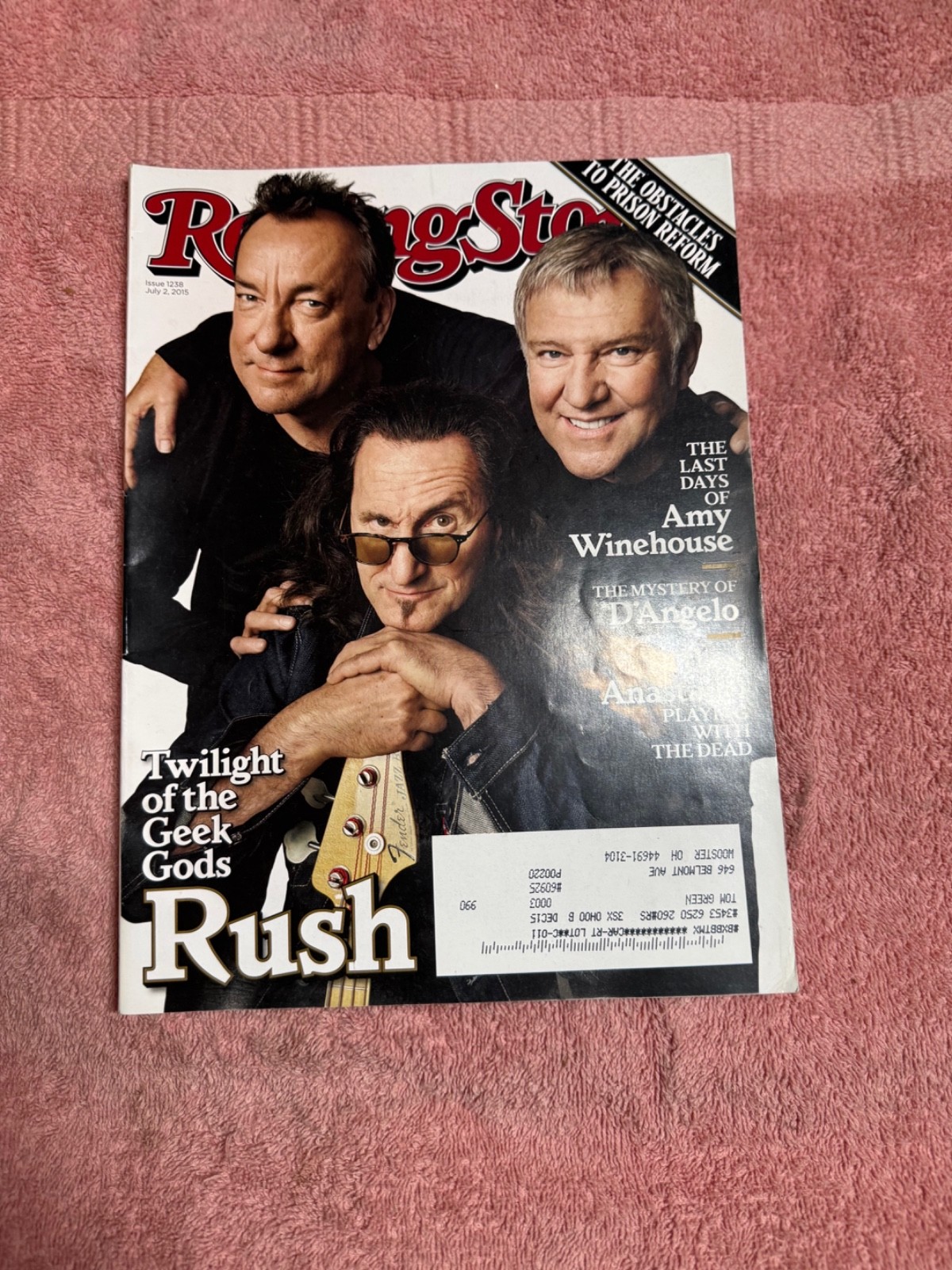 Vintage ROLLING STONE #1238 Magazine July 2nd – RUSH