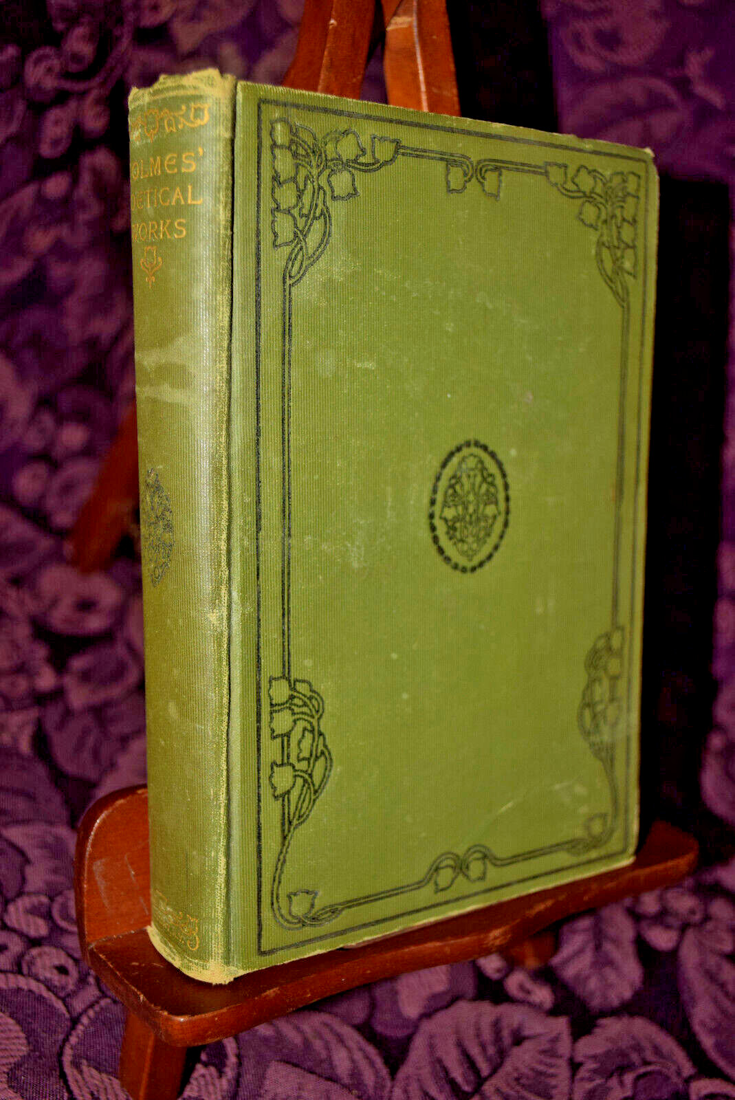 POETICAL WORKS OF OLIVER WENDELL HOLMES Antique Book 1900