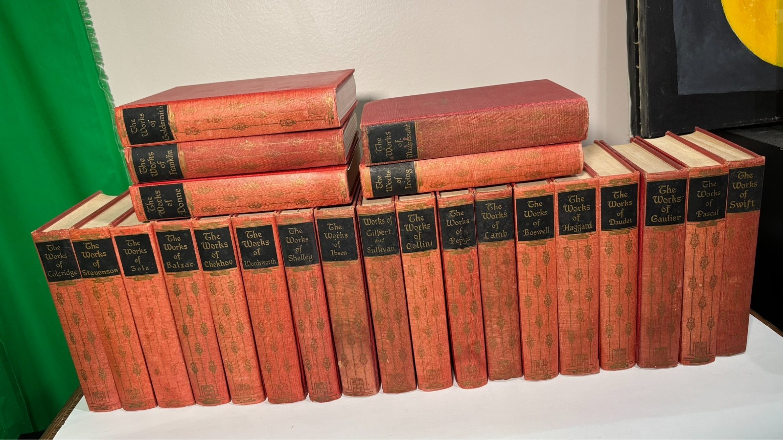 Black’s Readers Service 23 Volume Literary Classics Decorative Set w/ephemera