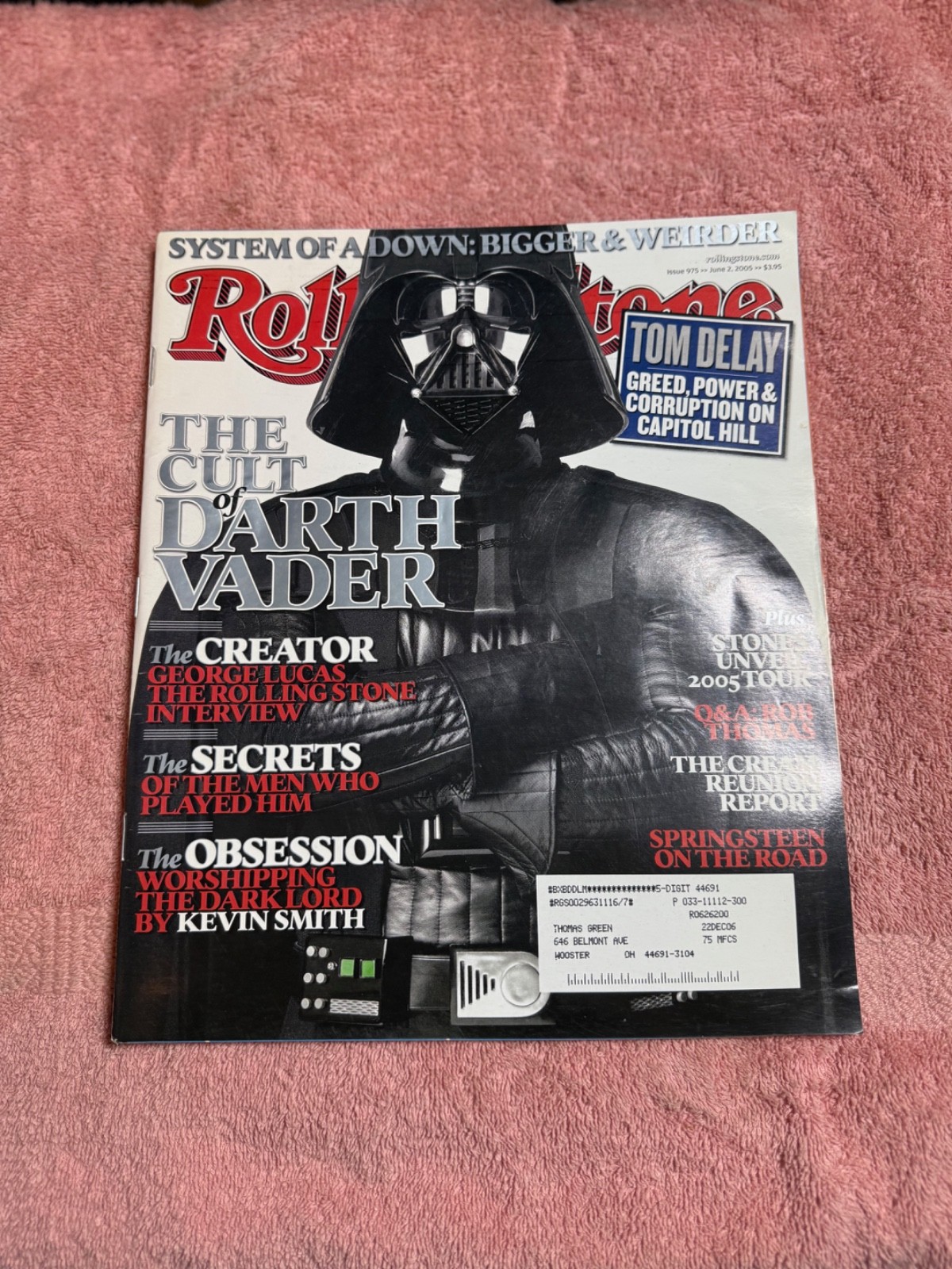 Vintage ROLLING STONE #975 Magazine June 2nd 2005 – DARTH VADER