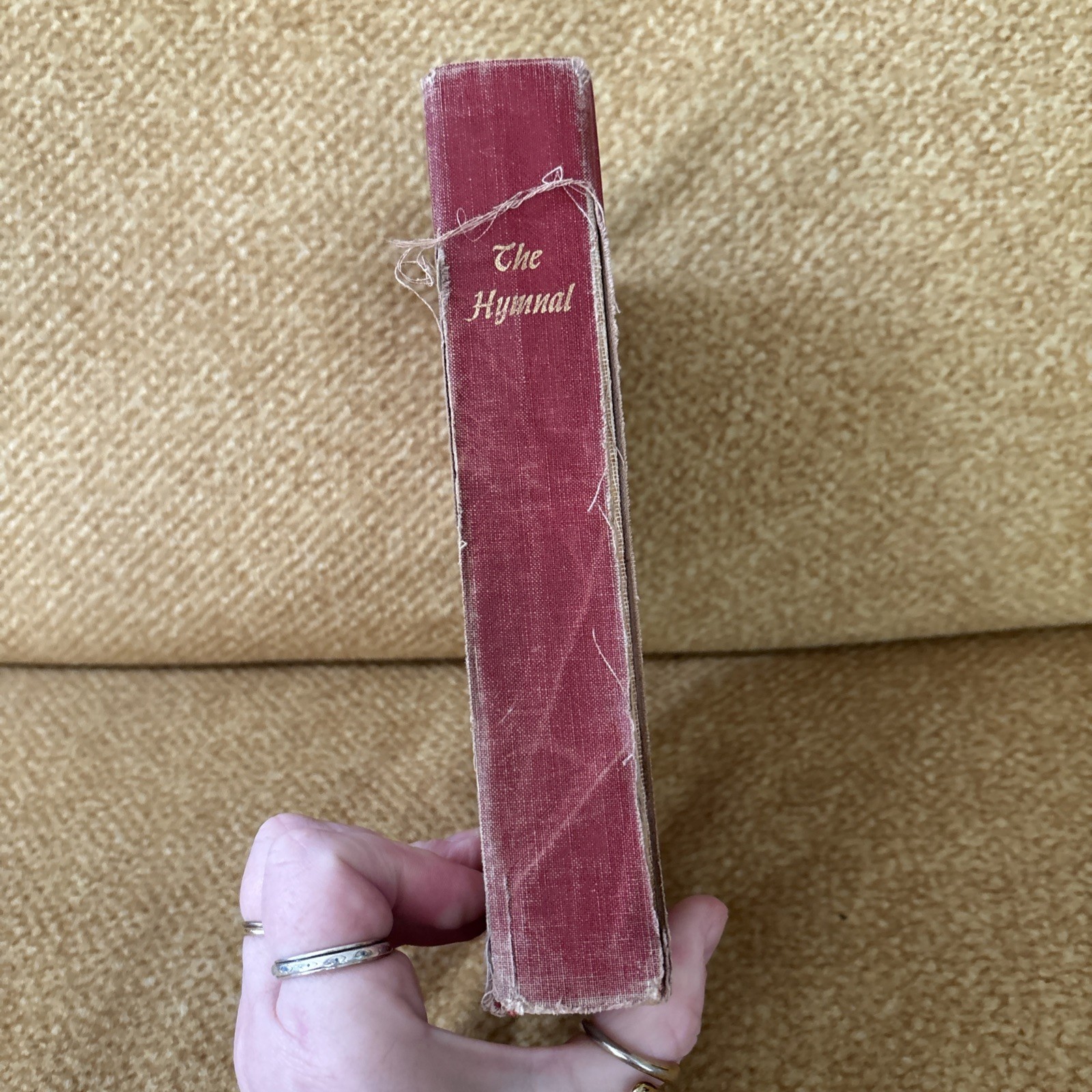 Vintage 1957 THE HYMNAL of The Evangelical United Brethren Church Hymns Red HB