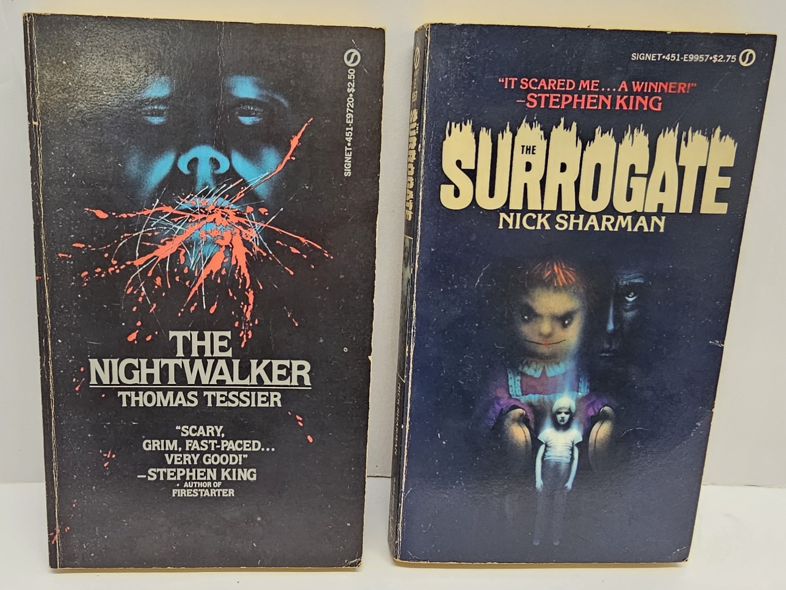 Vintage Horror PB Box Set RARE Slipcase The Survivor Dark Surrogate Nightwalker