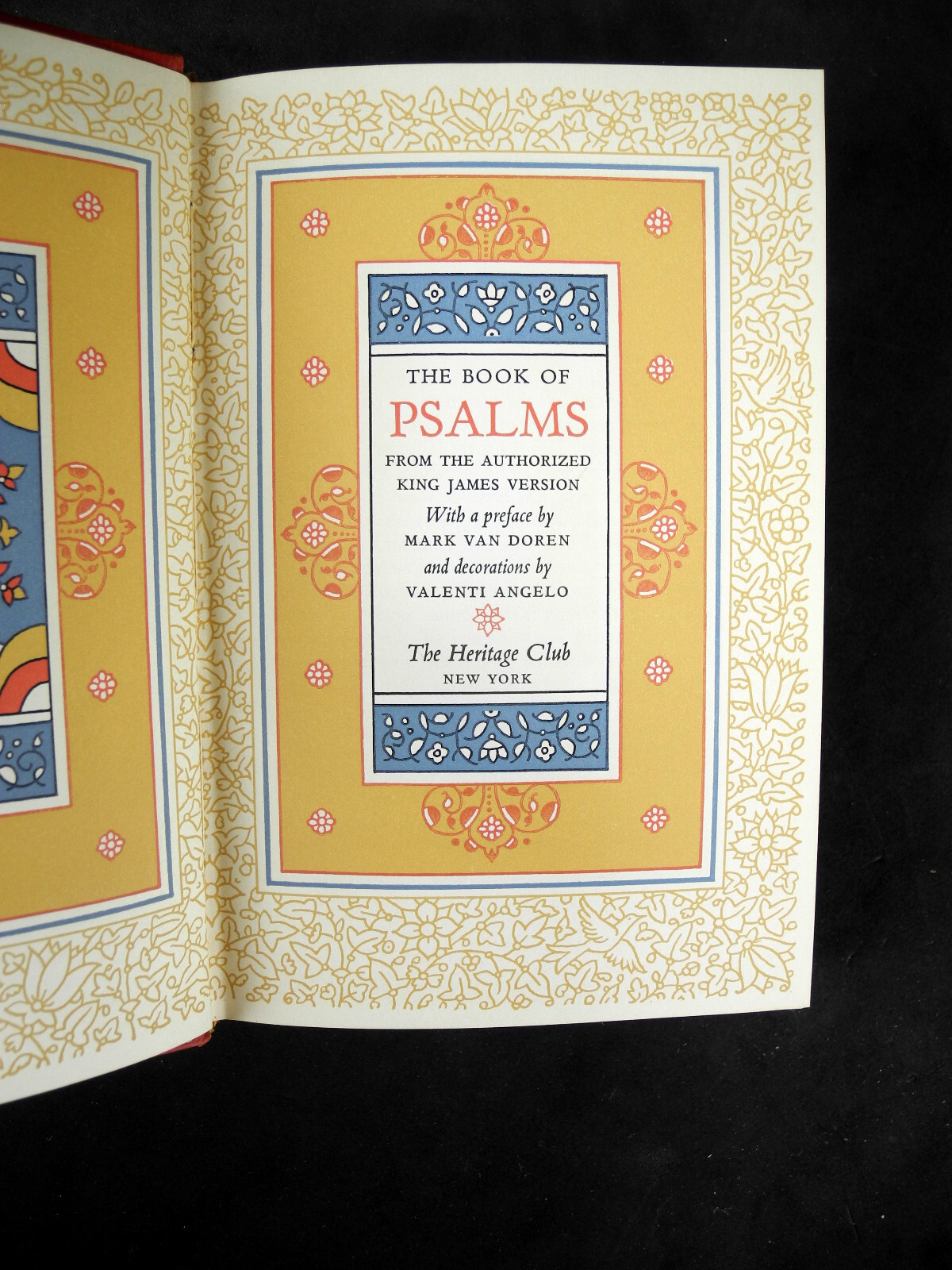 The Book of Psalms – The Heritage Club – Illustrations by Valenti Angelo
