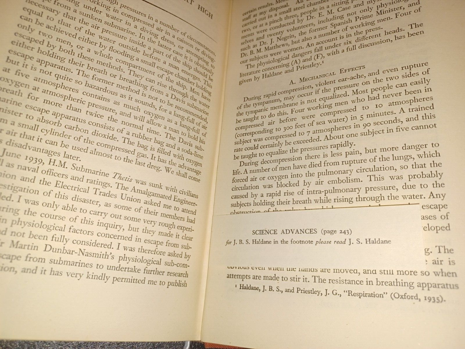 SCIENCE ADVANCES by J. B. S. HALDANE mialin GEORGE ALLEN & UNWIN LTD 1947