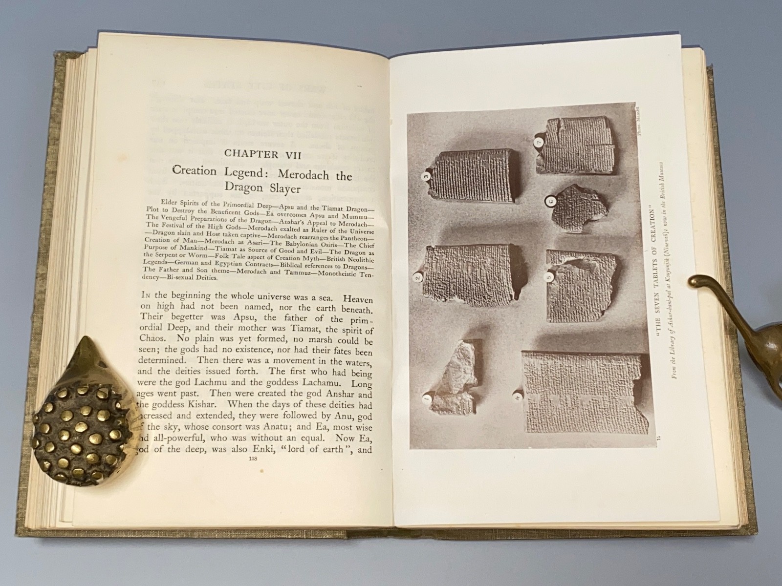 MYTHS OF BABYLONIA & ASSYRIA – Donald A Mackenzie [c1920] Illustrated Iraq Syria